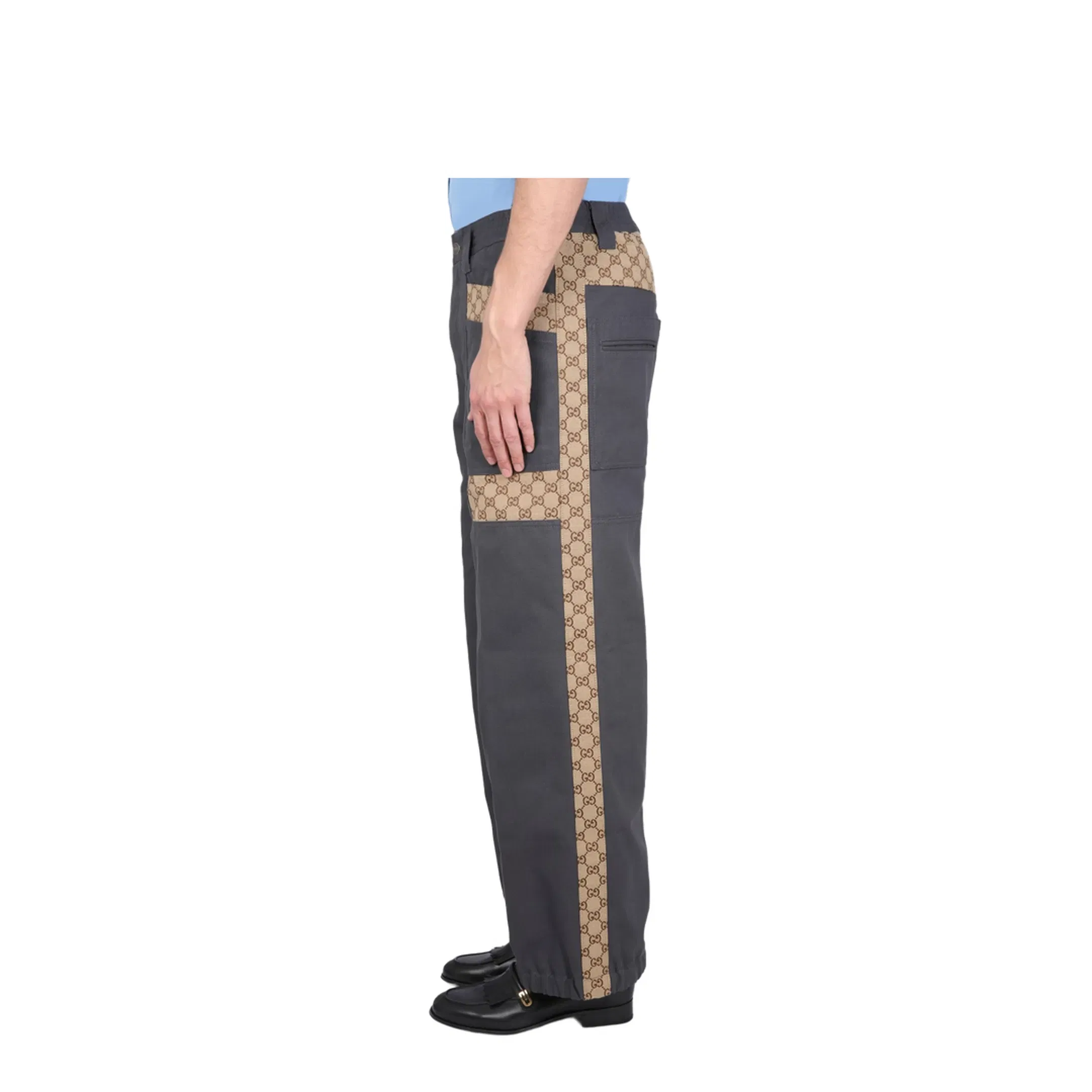 Cotton Fabric Pants with Inserts