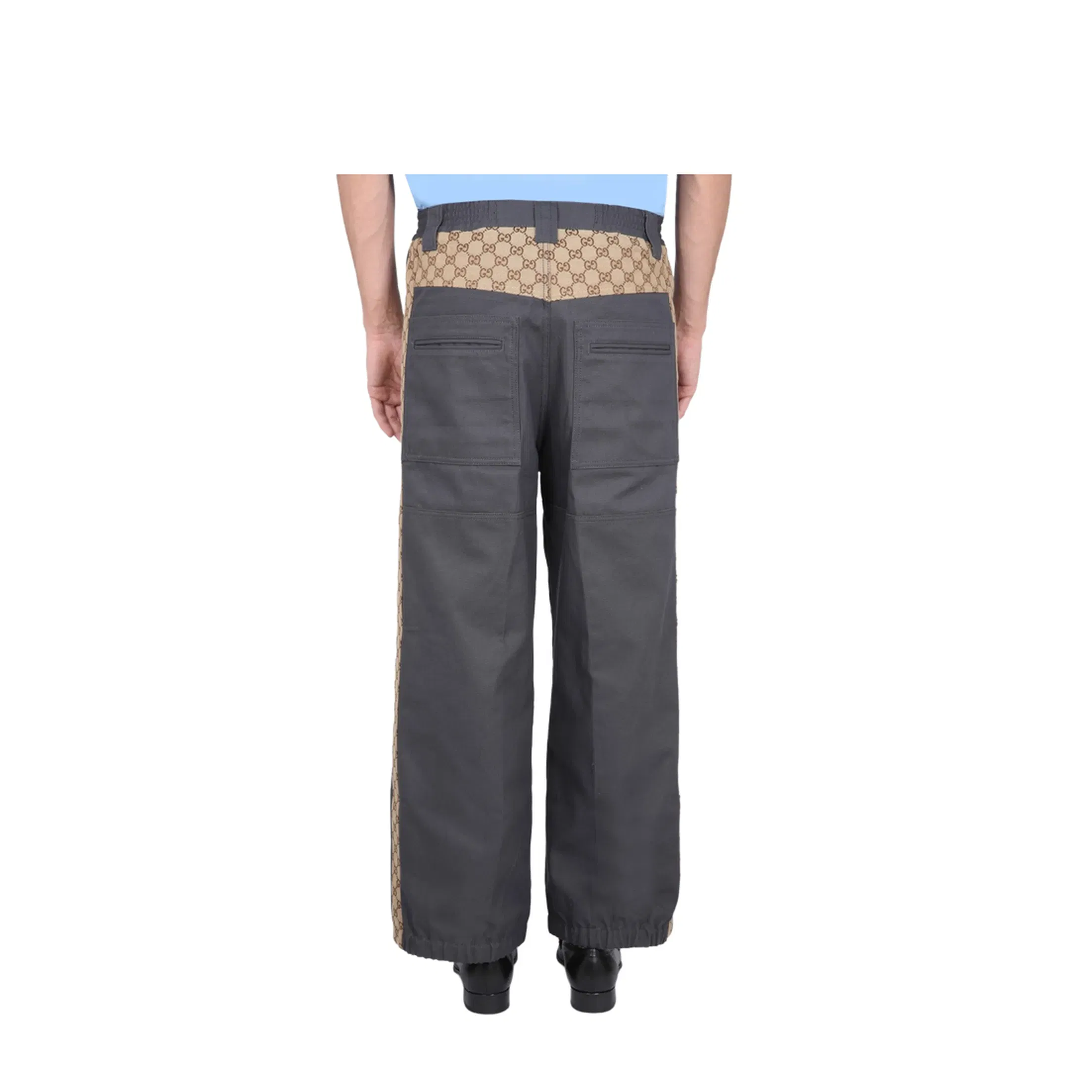 Cotton Fabric Pants with Inserts