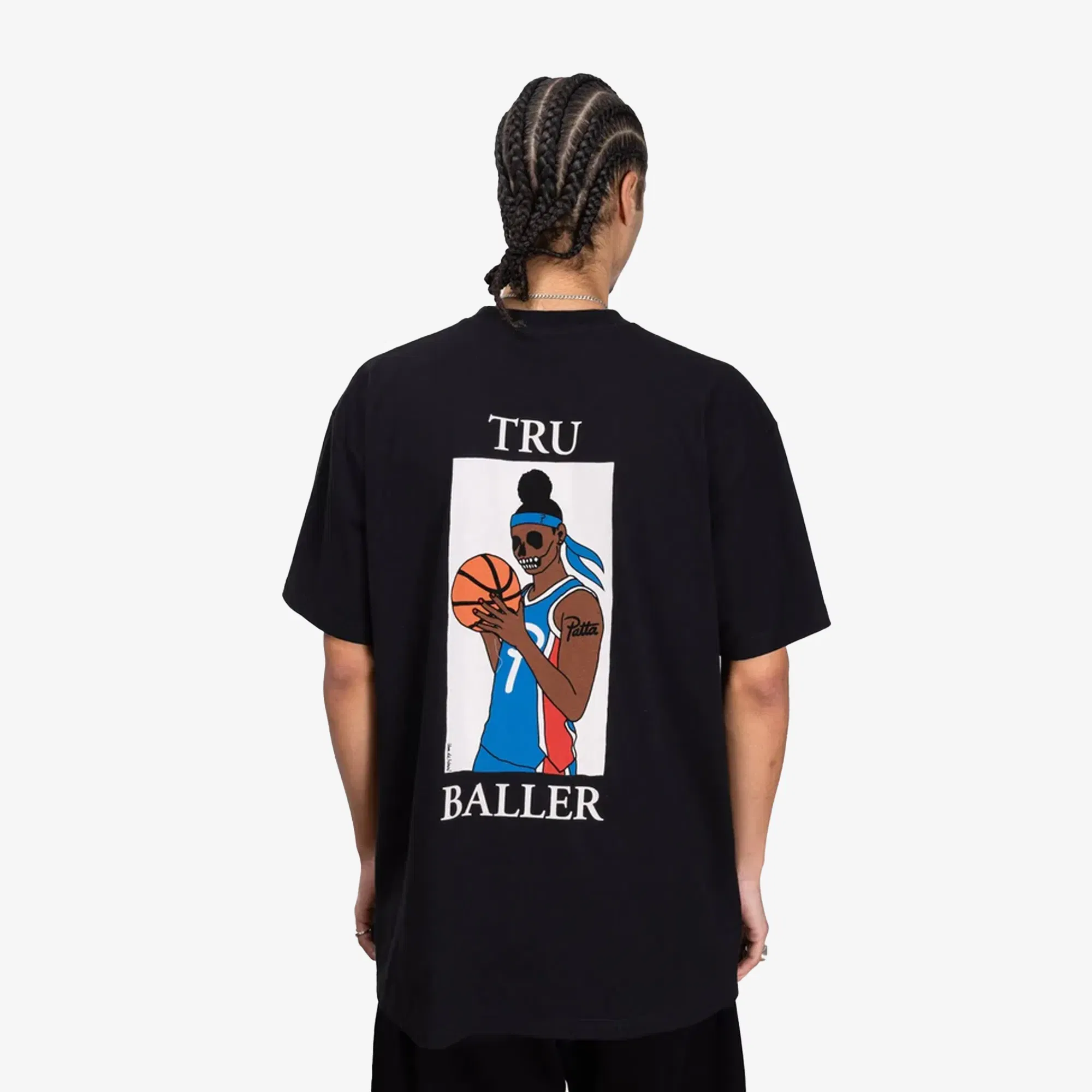 PATTA TRU BALLER T-SHIRT { BLACK