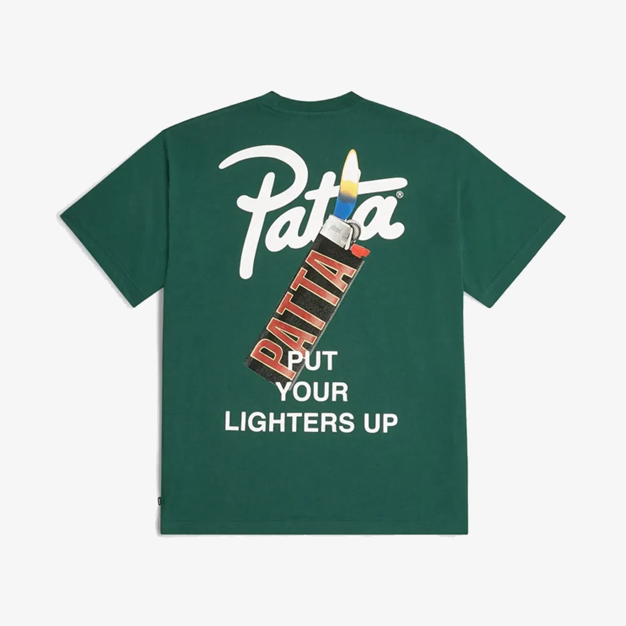 PATTA LIGHTERS T-SHIRT { BISTRO GREEN