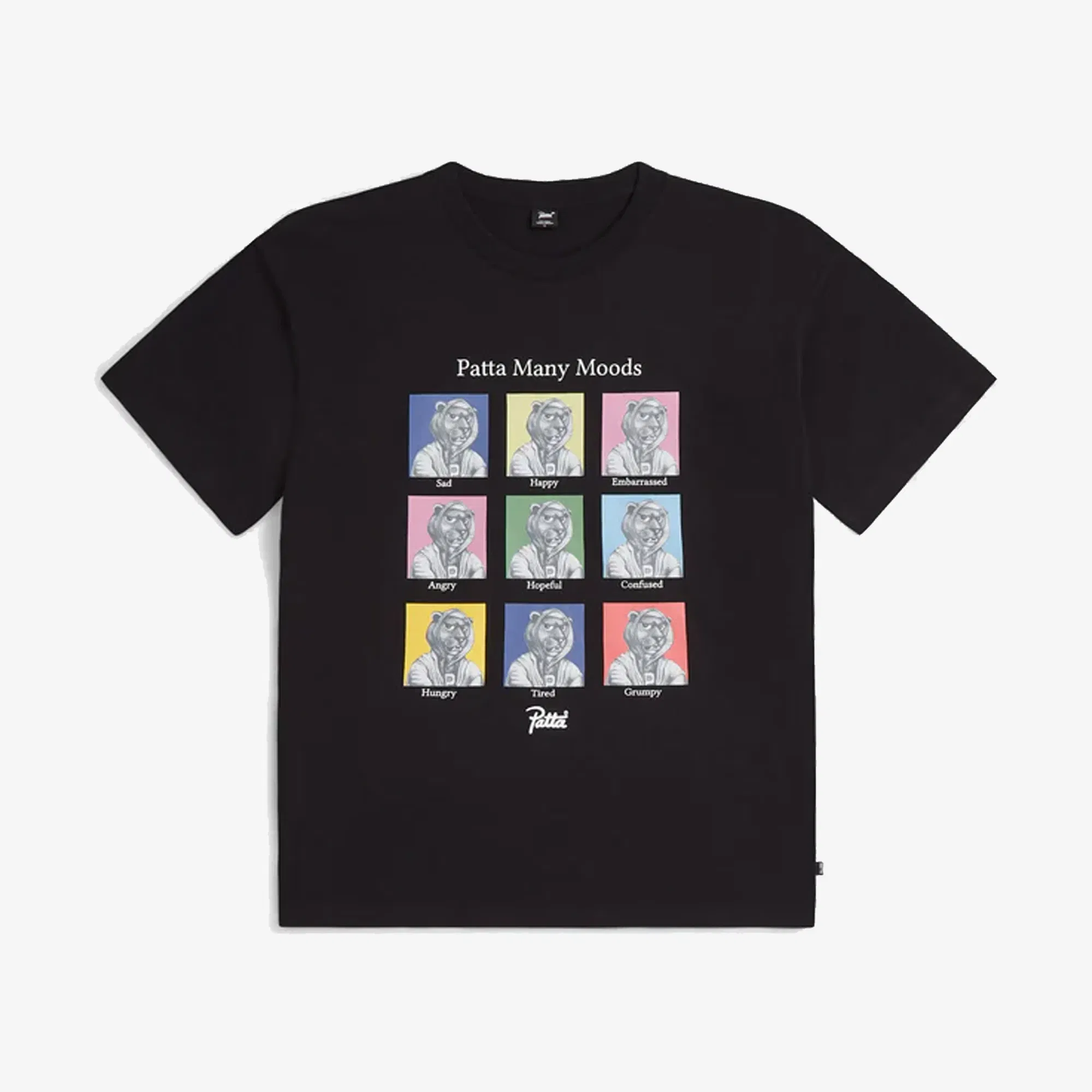 PATTA MANY MOOD T-SHIRT { BLACK