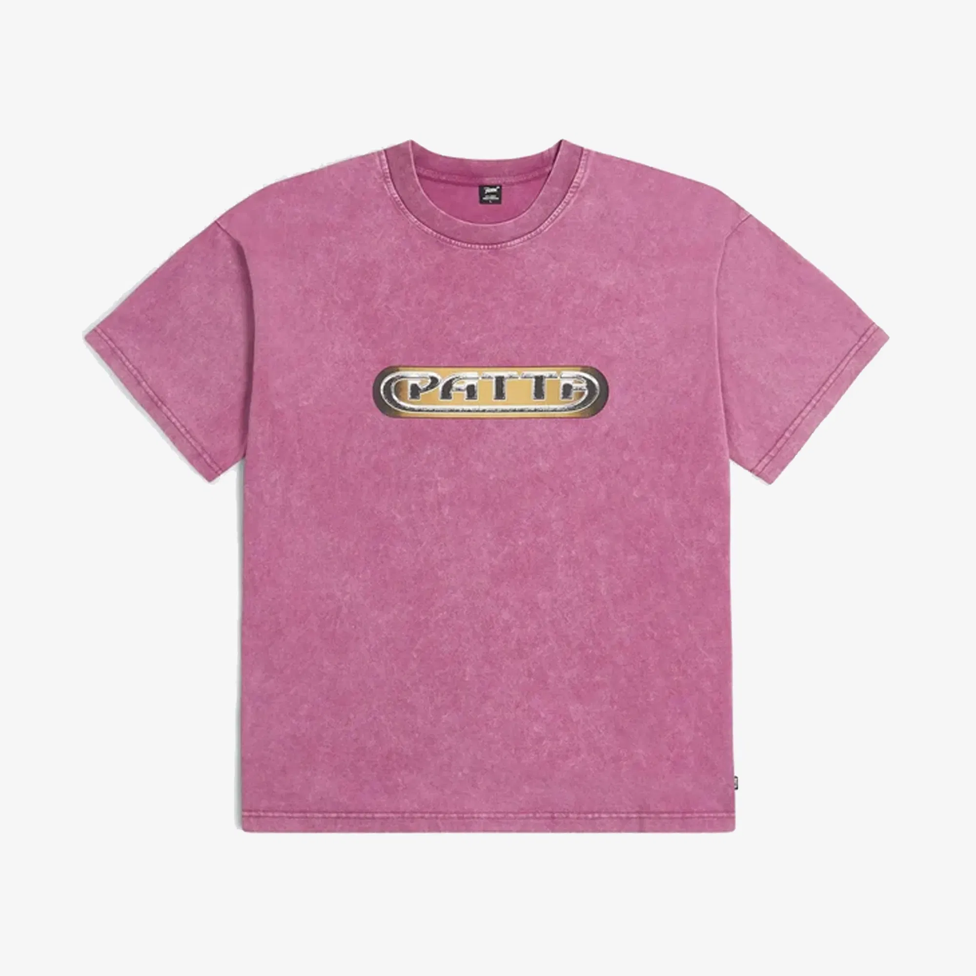 PATTA GILDED ACID WASHED T-SHIRT { BOYSENBERRY