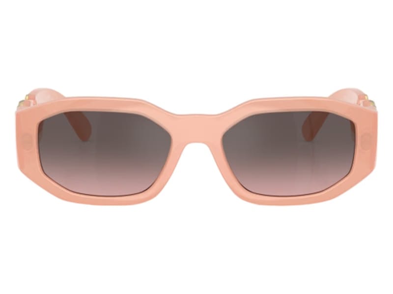 Versace Oval Sunglasses GreyPinkSilverSilver Nude Opal (VE4361 539258)