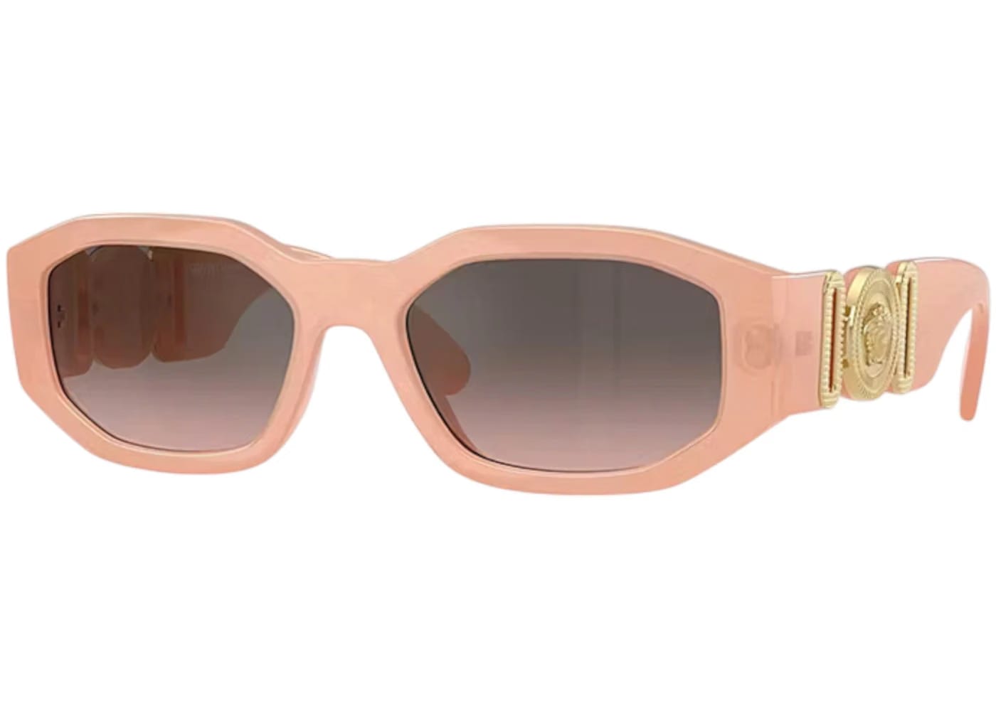 Versace Oval Sunglasses GreyPinkSilverSilver Nude Opal (VE4361 539258)