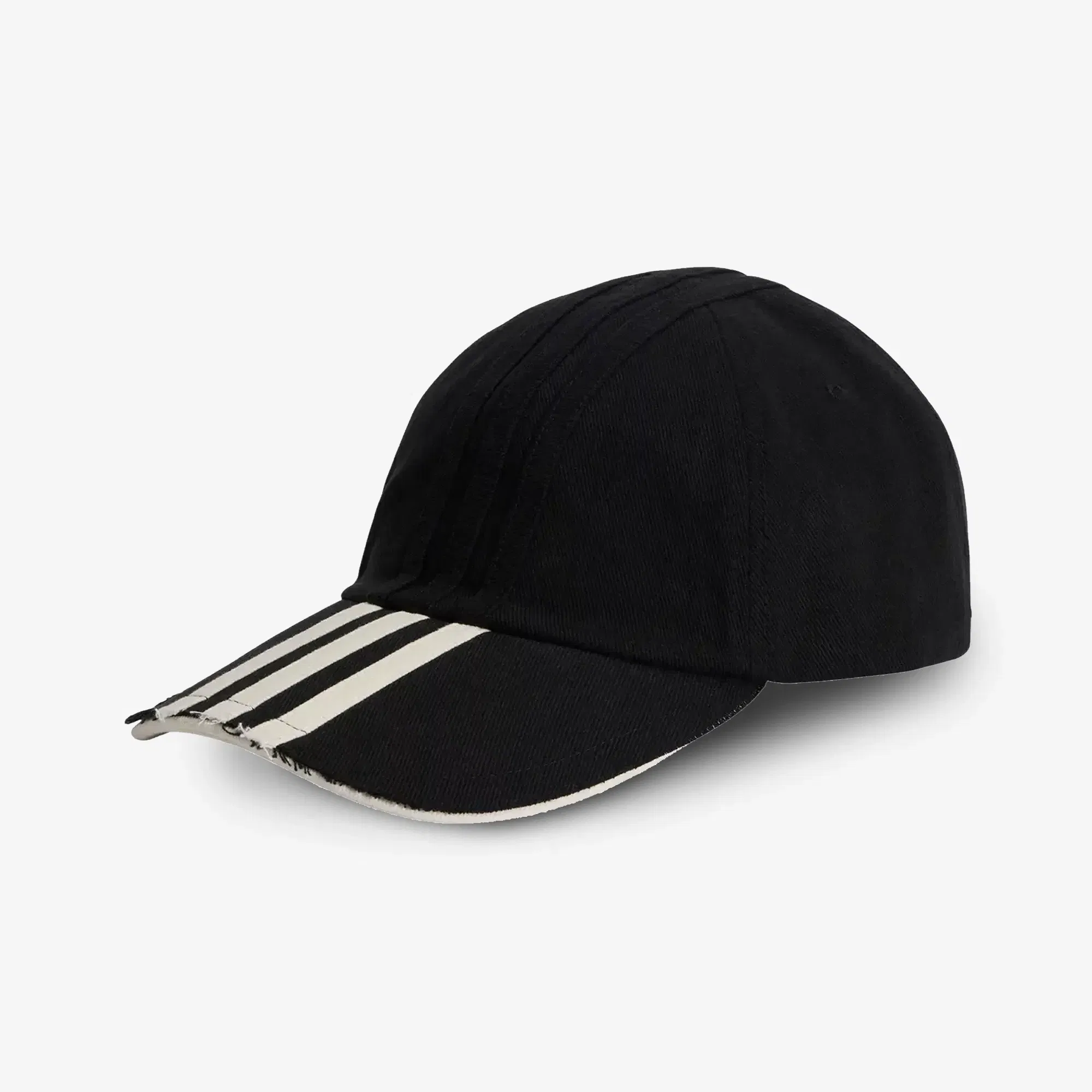 Y-3 STRIPES CAP { BLACK/WHITE