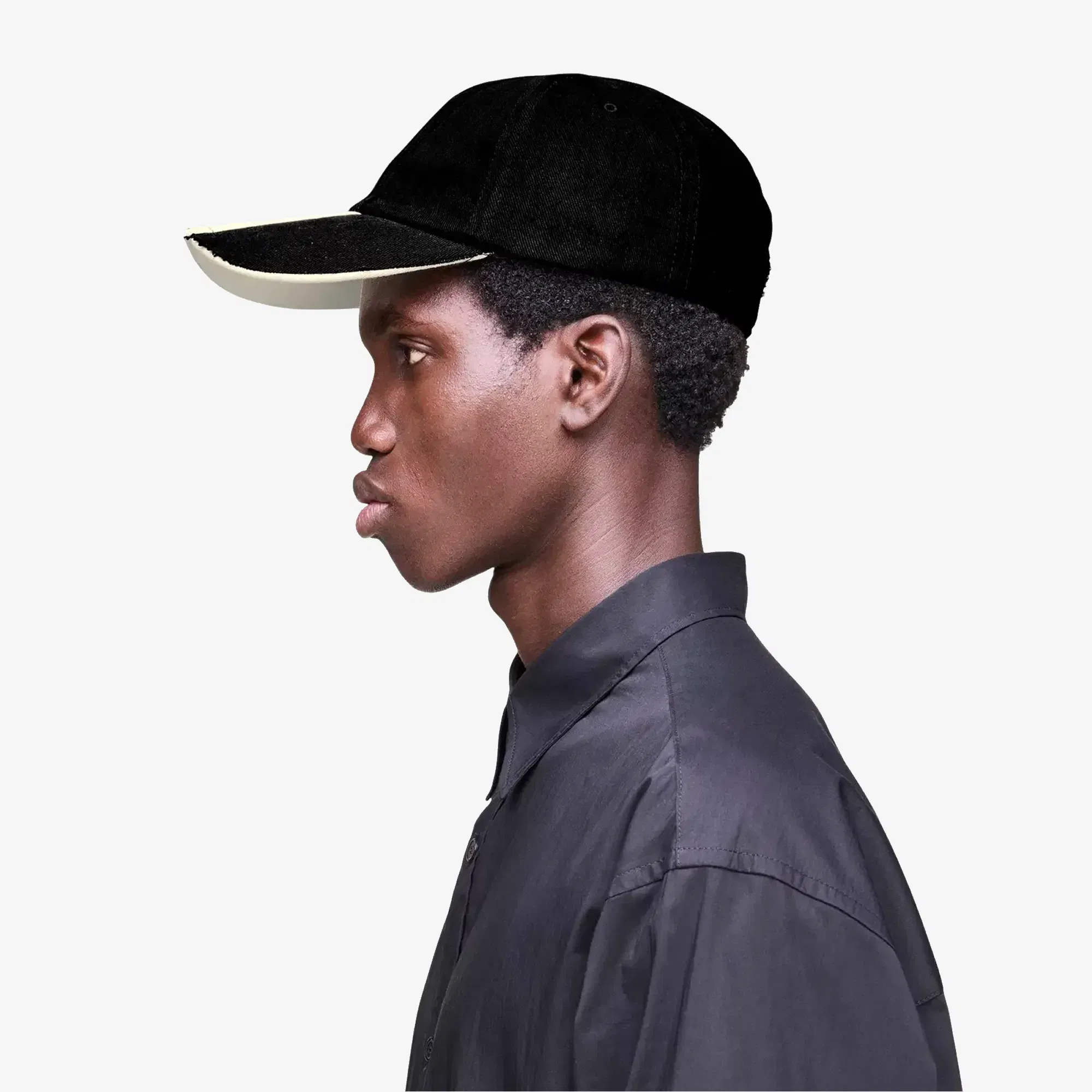 Y-3 STRIPES CAP { BLACK/WHITE
