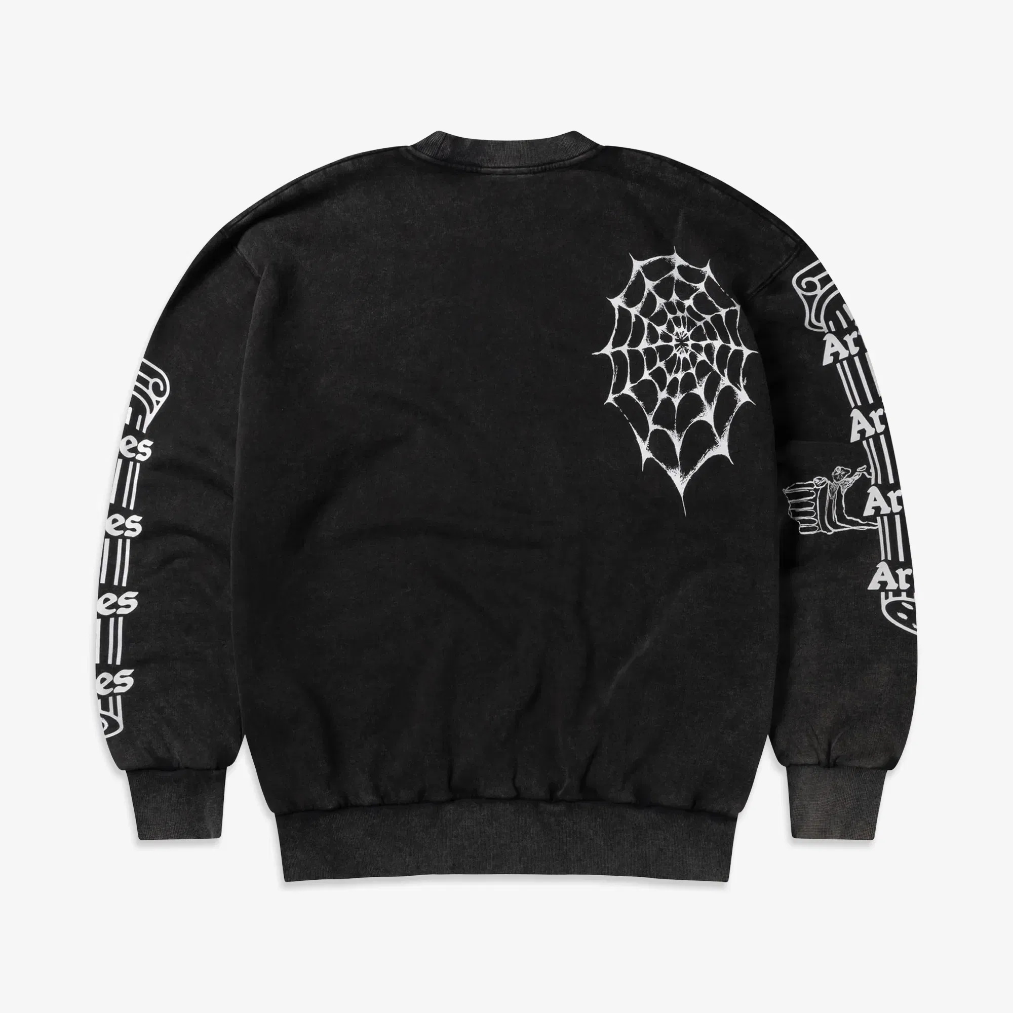 Aries AGED OVERLORD SWEATSHIRT { BLACK