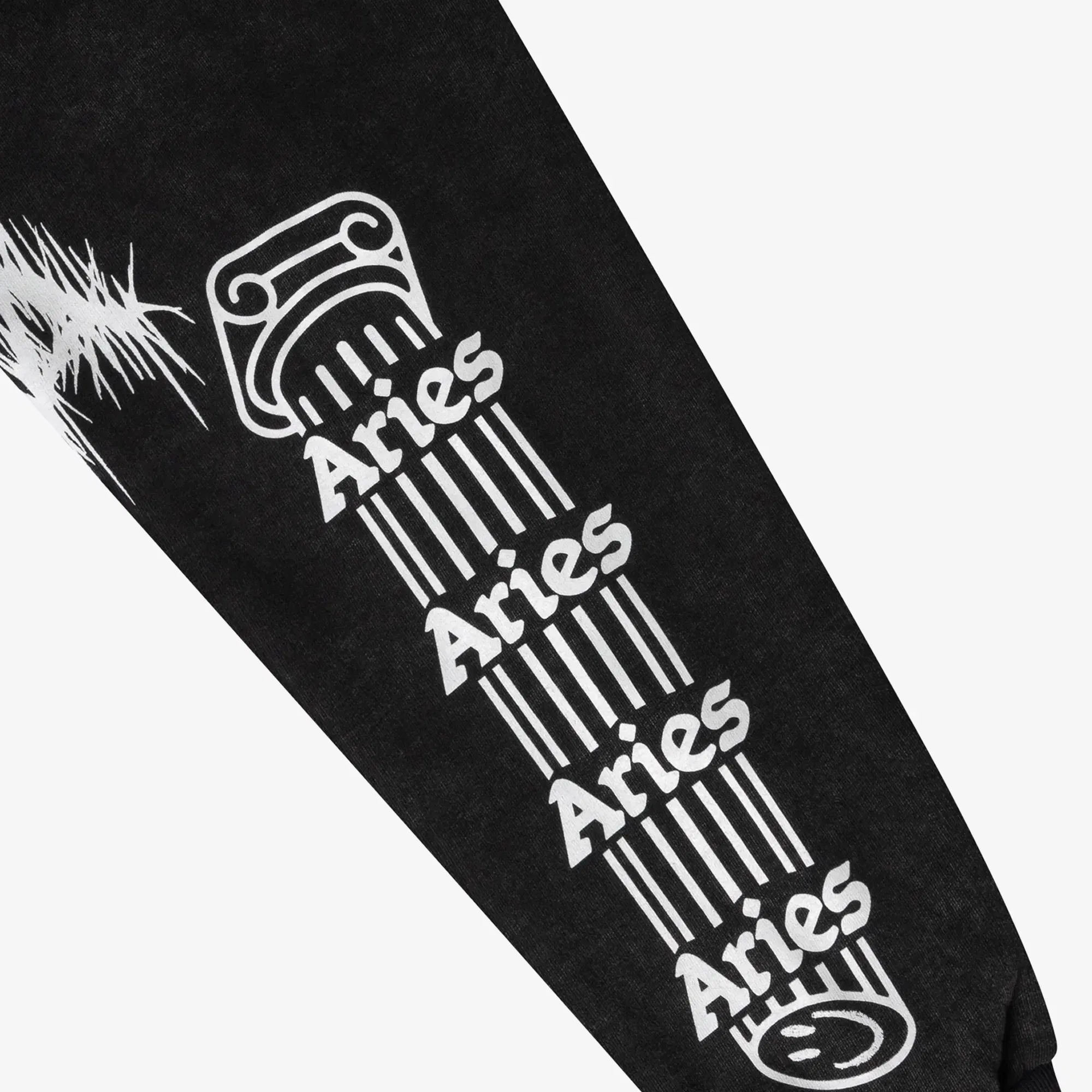 Aries AGED OVERLORD SWEATSHIRT { BLACK