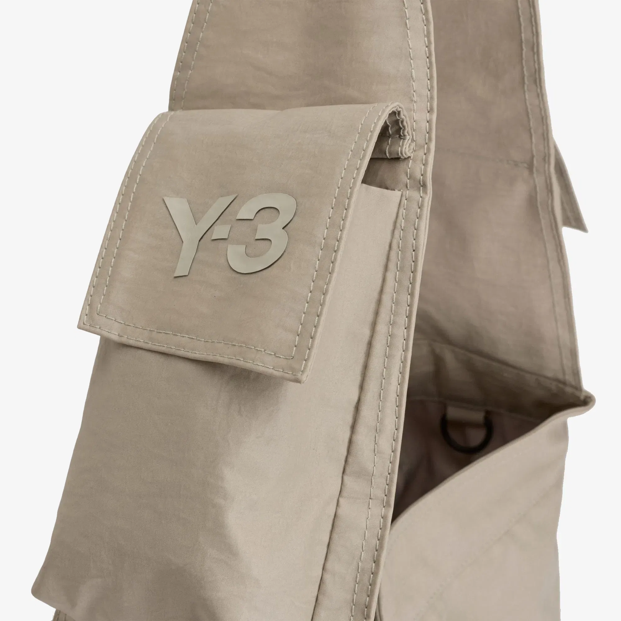 Y-3 NEWSPAPER BAG S { LIGHT BROWN