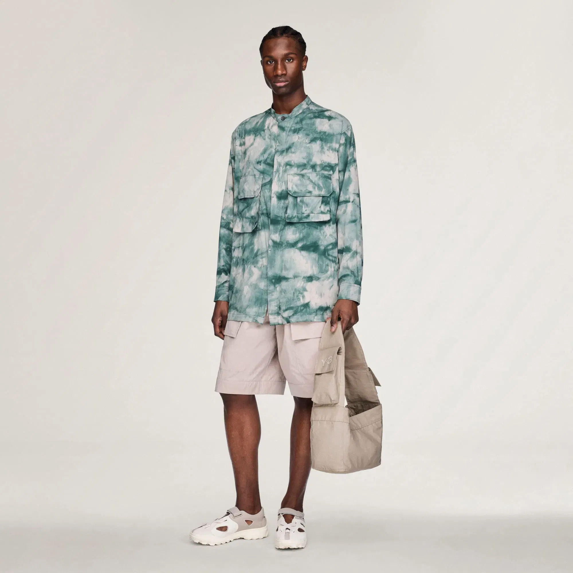 Y-3 NEWSPAPER BAG S { LIGHT BROWN