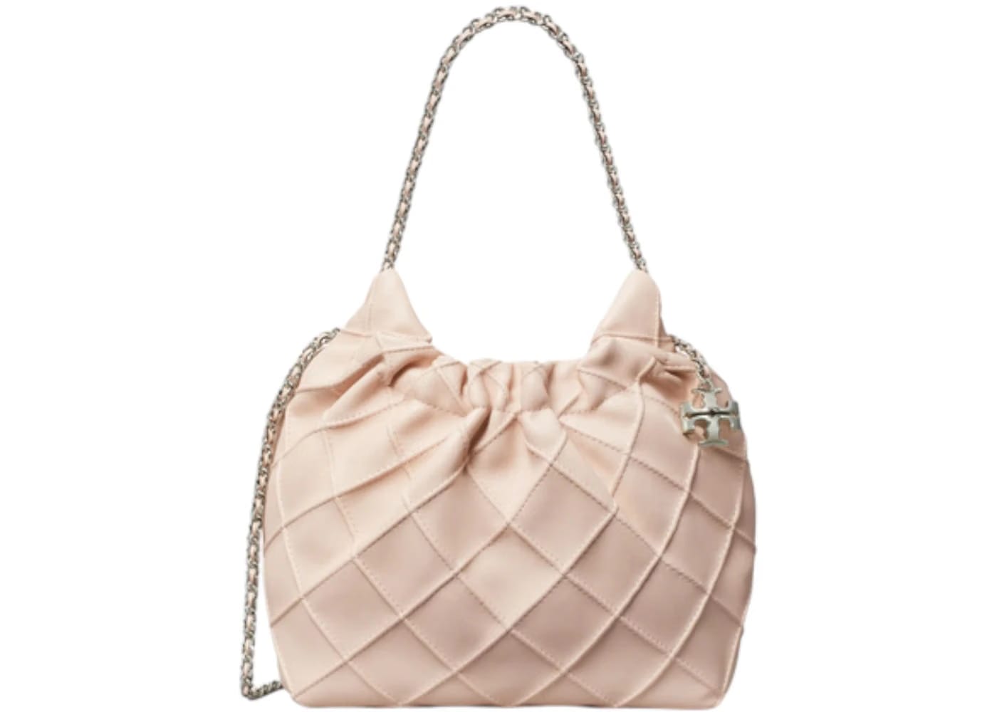 Tory Burch Fleming Mini Hobo Bag Soft Pink
