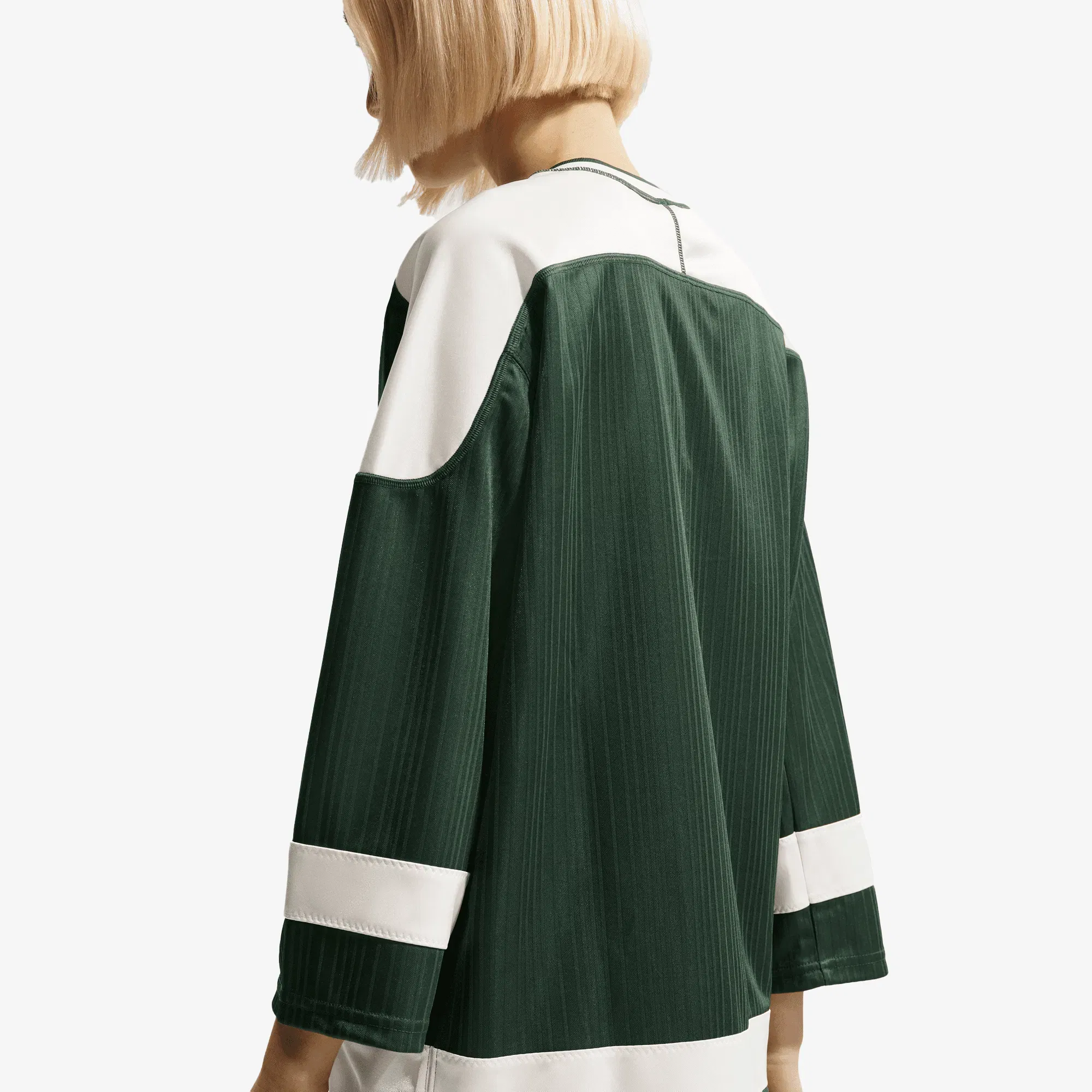 NIKE SPORTSWEAR OVERSIZED JERSEY TUNIC { FIR/CHALK/CHALK