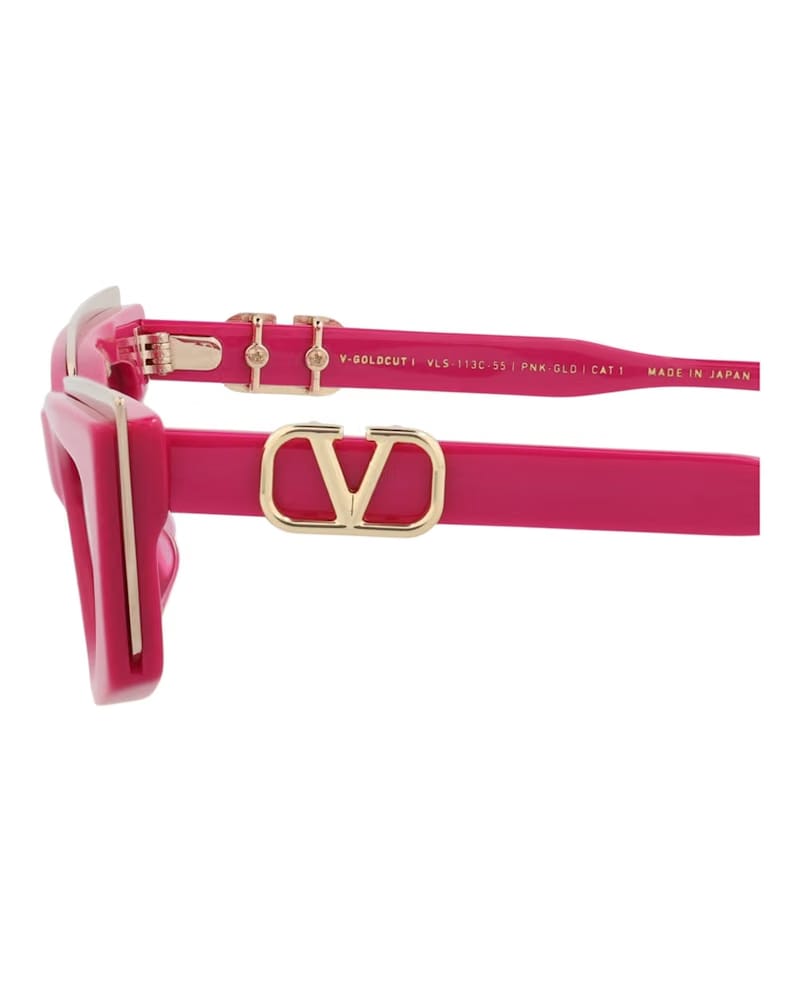 Valentino Cat Eye-Frame Acetate and Titanium Sunglasses Pink Pink Pink (VLS-113C-55)