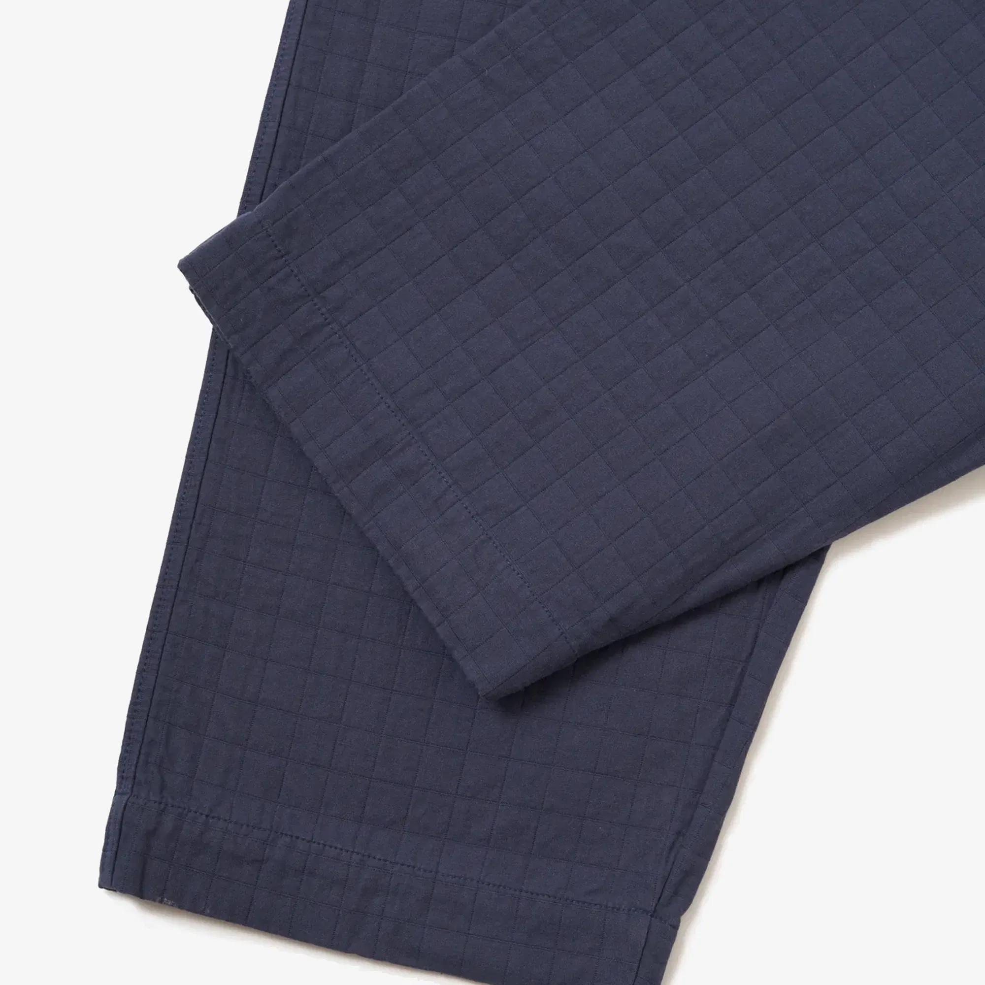 UNIVERSAL WORKS RAHIM COTTON OXFORD PANT { NAVY