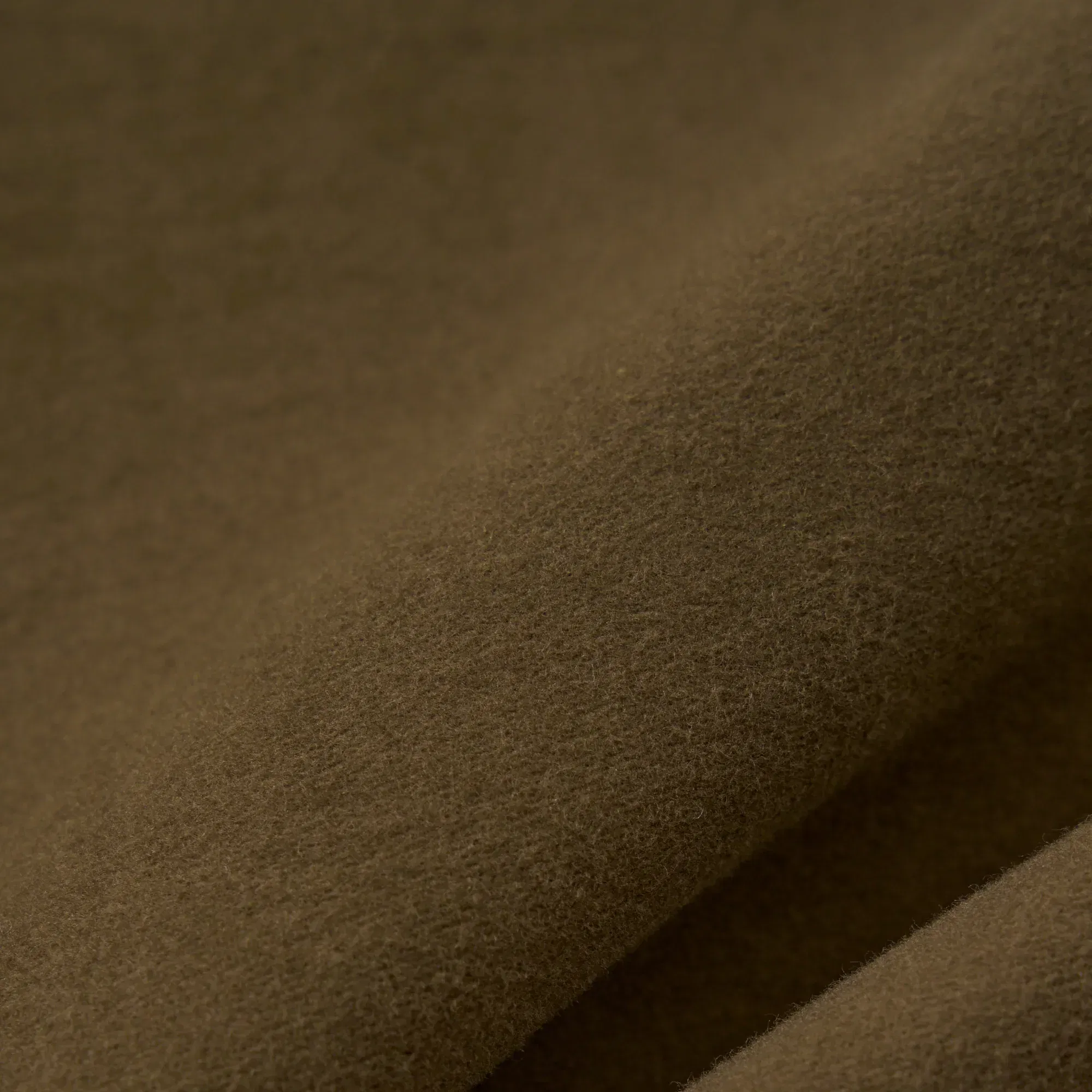 UNIVERSAL WORKS COMFORT MOLESKIN PLEATED TRACK PANT { KHAKI