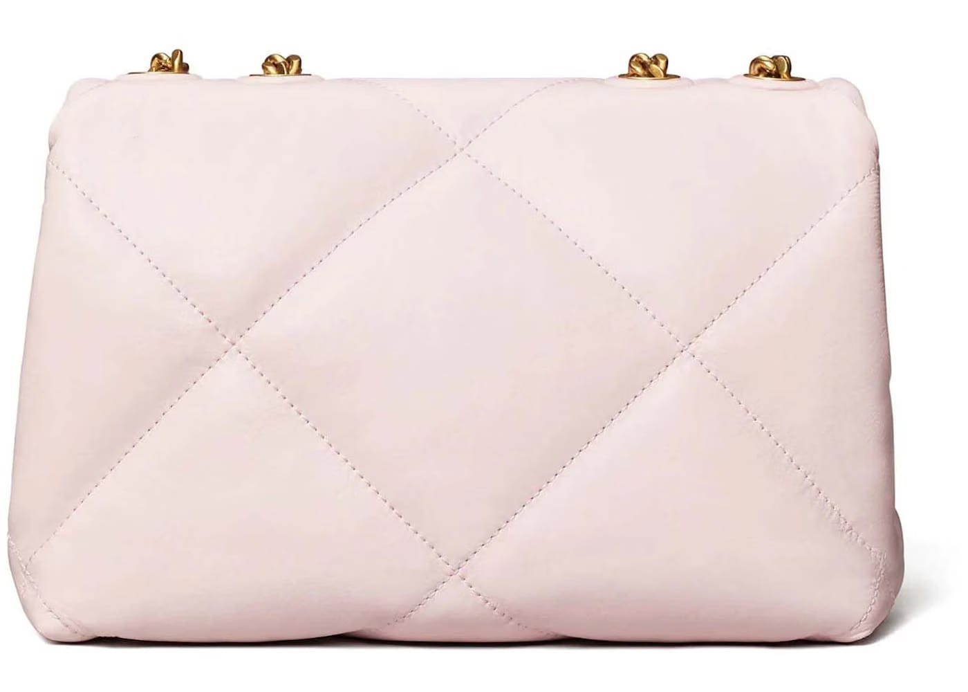 Tory Burch Kira Small Diamond Quilt Convertible Shoulder Bag Rose Salt