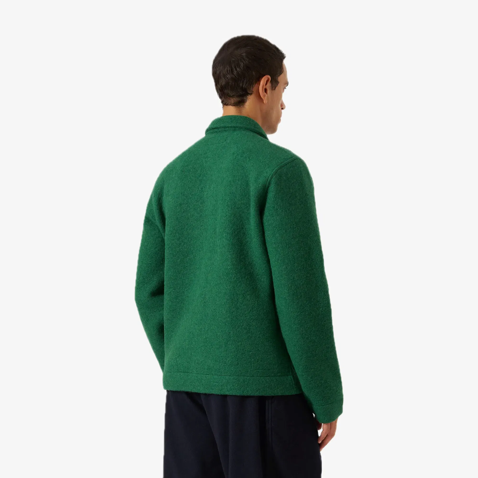 UNIVERSAL WORKS WOOL FLEECE UNIFORM JACKET { GREEN