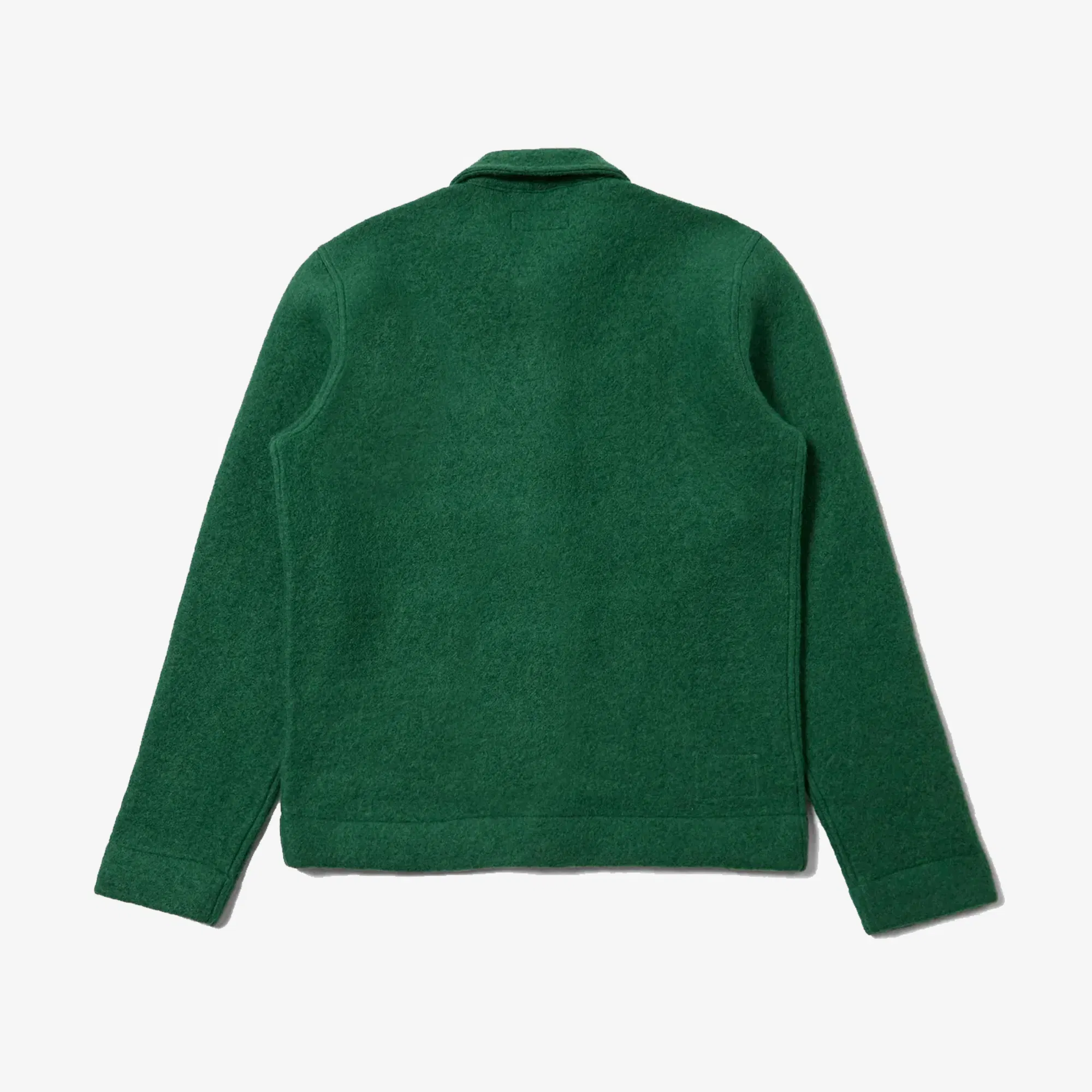 UNIVERSAL WORKS WOOL FLEECE UNIFORM JACKET { GREEN