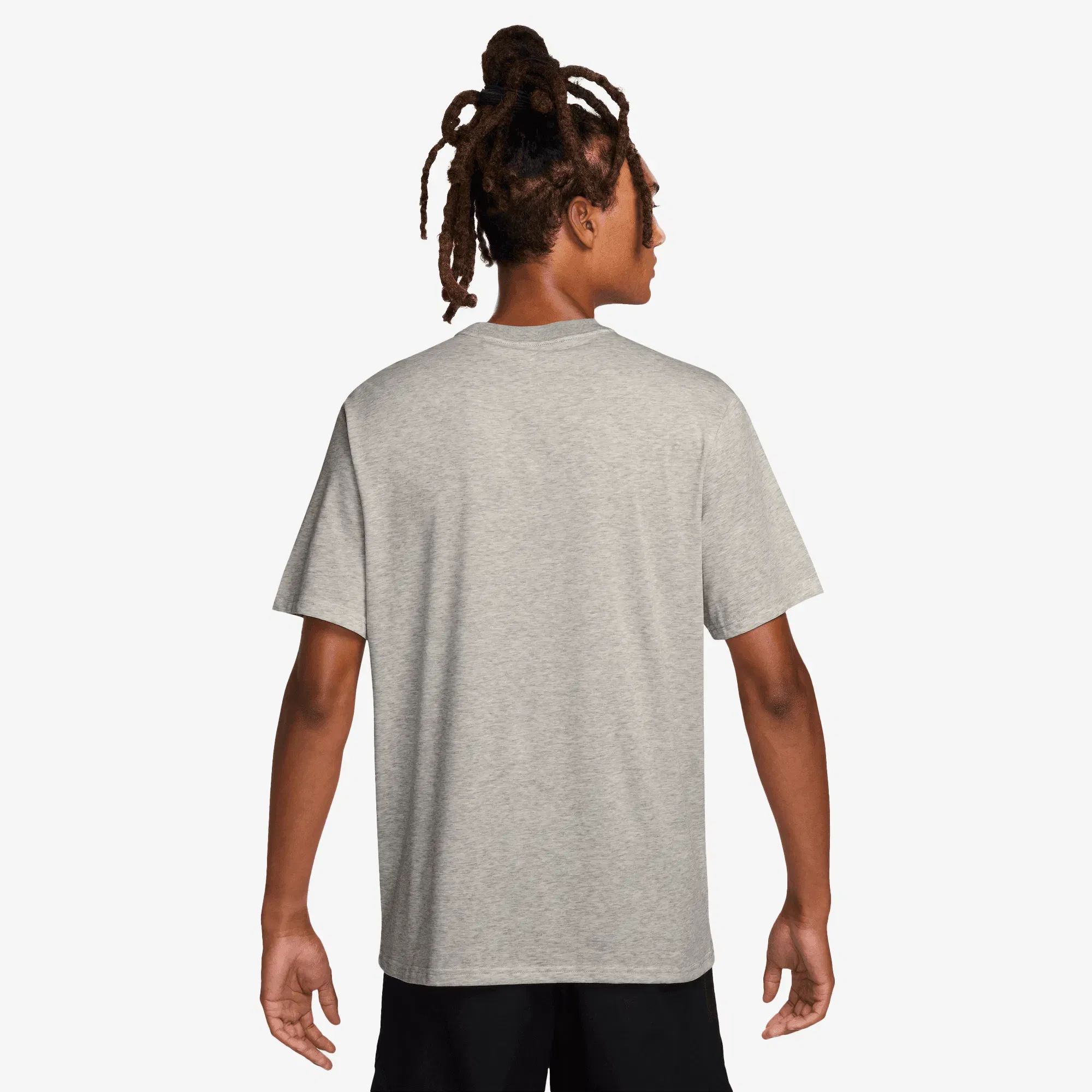 JORDAN DRI-FIT JUMPMAN T-SHIRT { GREY HEATHER/BLACK