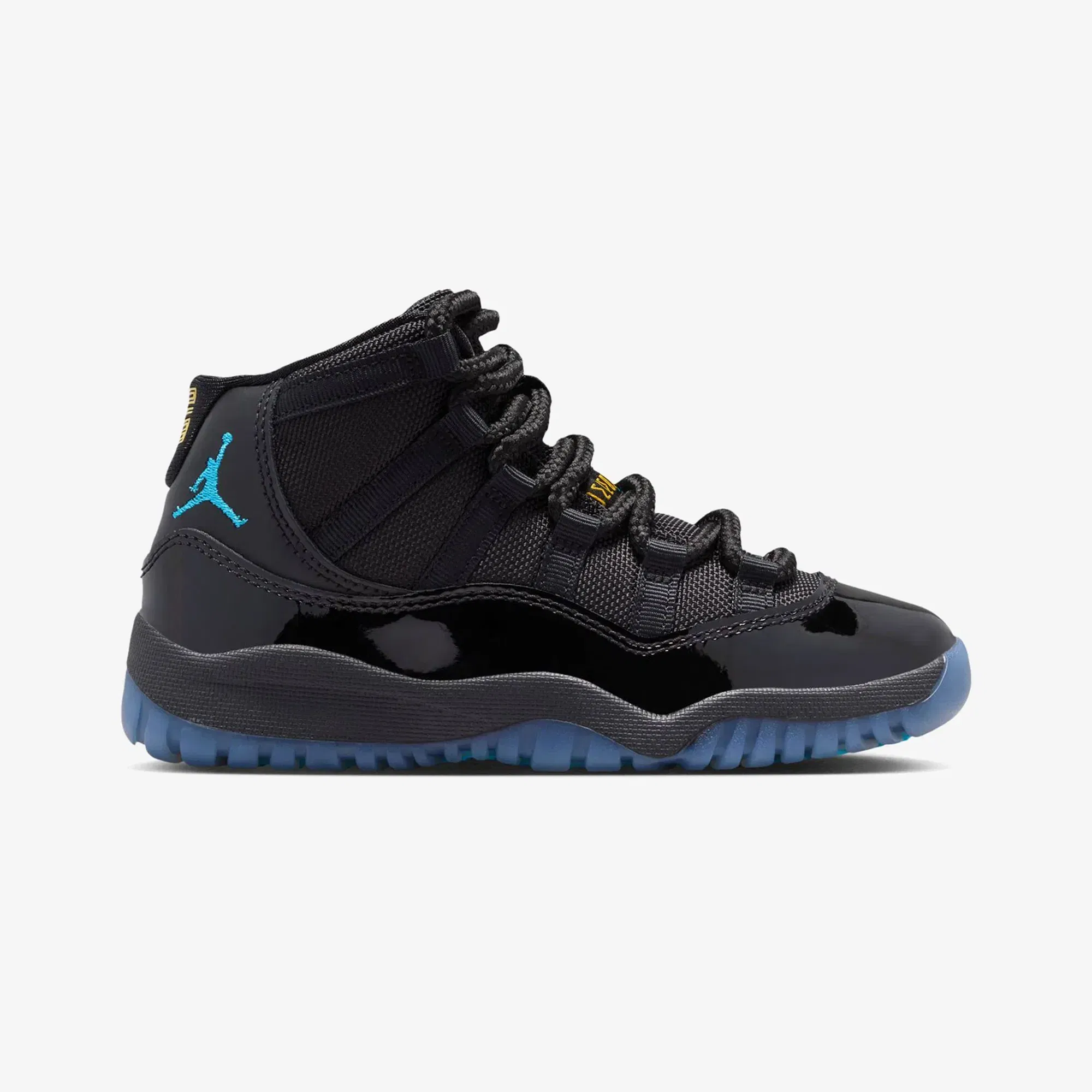 JORDAN JORDAN 11 RETRO "GAMMA" PRE SCHOOL KIDS { BLACK/GAMMA BLUE-BLACK-VARSITY MAIZE