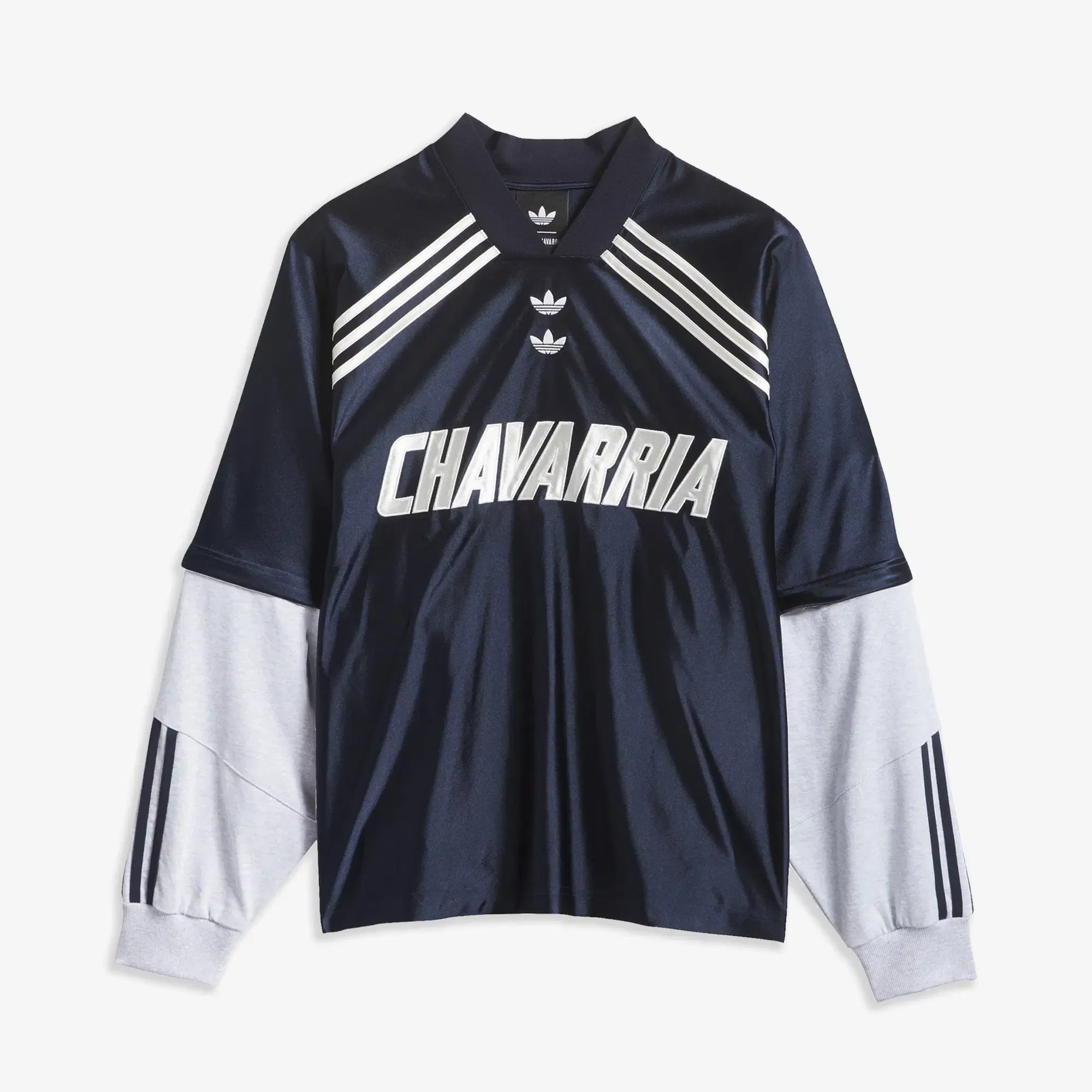 Adidas Originals CHAVARRIA LS DAZZLE JERSEY { LEGEND INK/LIGHT GREY HEATHER