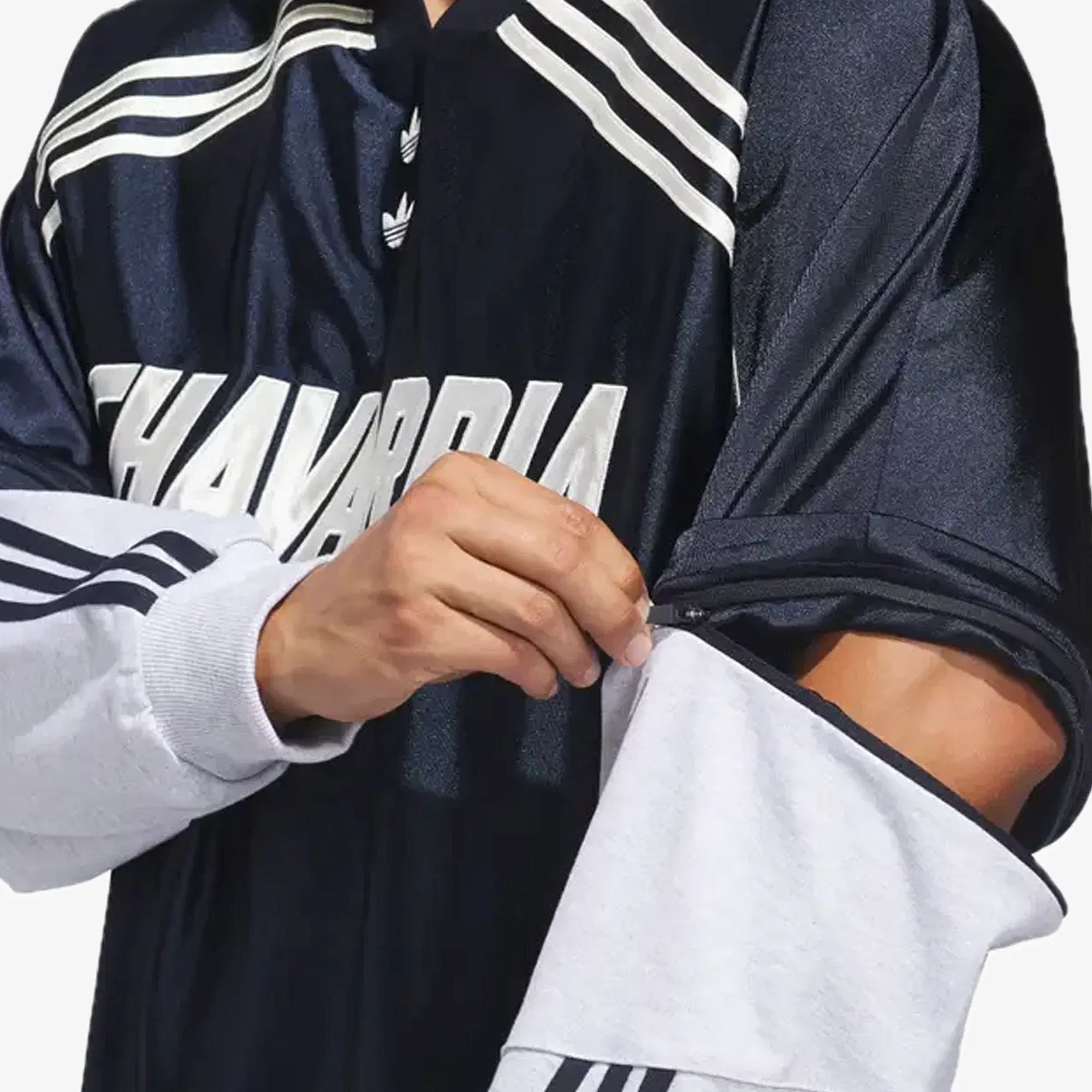 Adidas Originals CHAVARRIA LS DAZZLE JERSEY { LEGEND INK/LIGHT GREY HEATHER