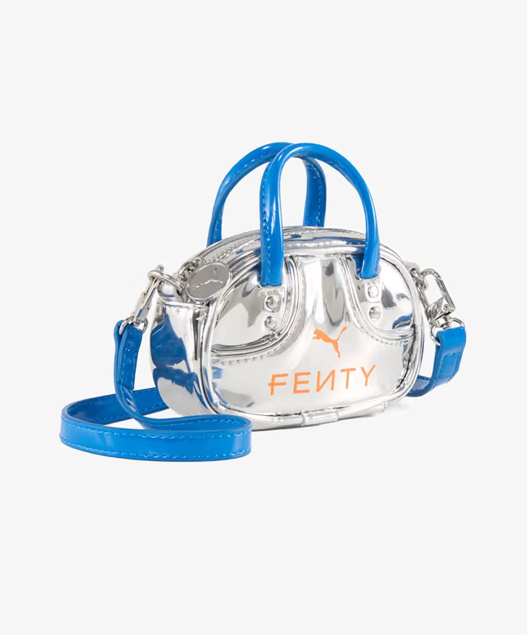 Puma x FENTY POCKET GRIP BAG { SILVER-RACING BLUE-RICKIE ORANGE