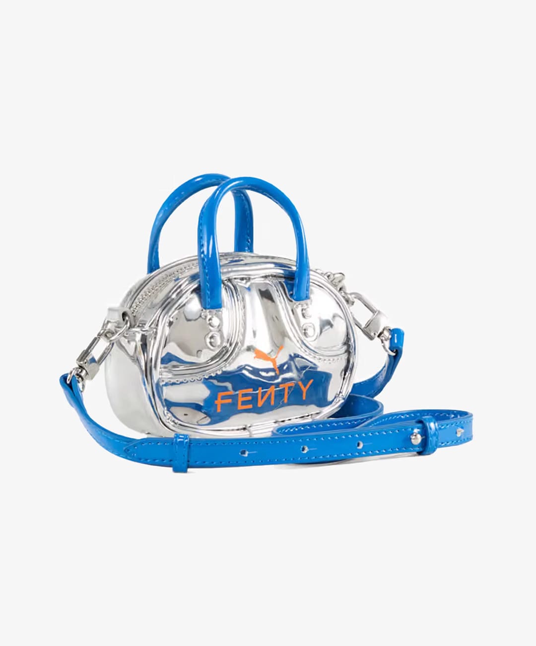 Puma x FENTY POCKET GRIP BAG { SILVER-RACING BLUE-RICKIE ORANGE
