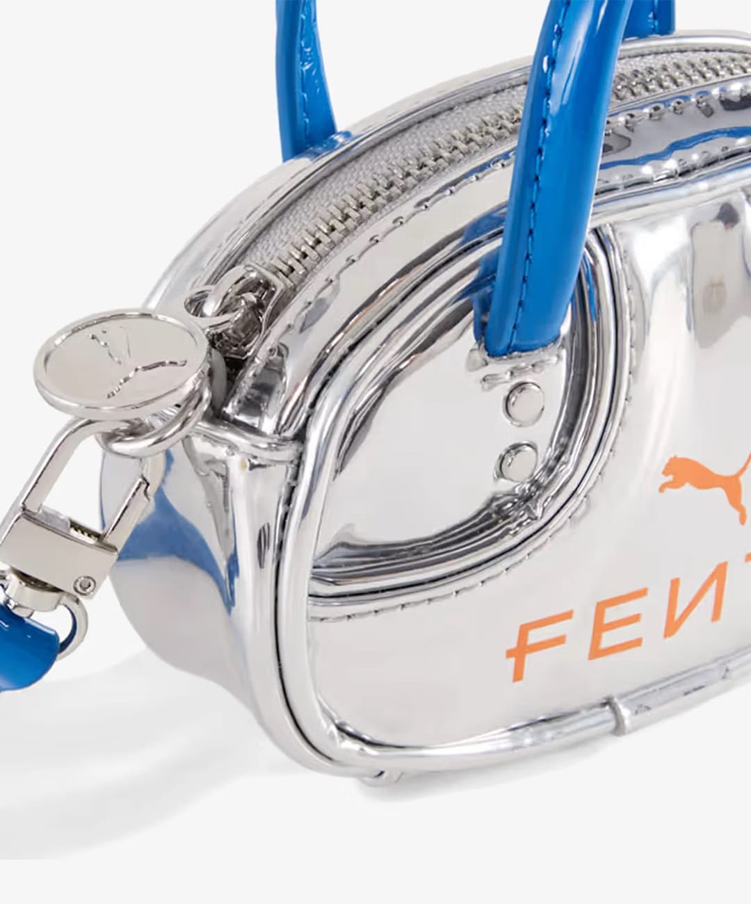 Puma x FENTY POCKET GRIP BAG { SILVER-RACING BLUE-RICKIE ORANGE