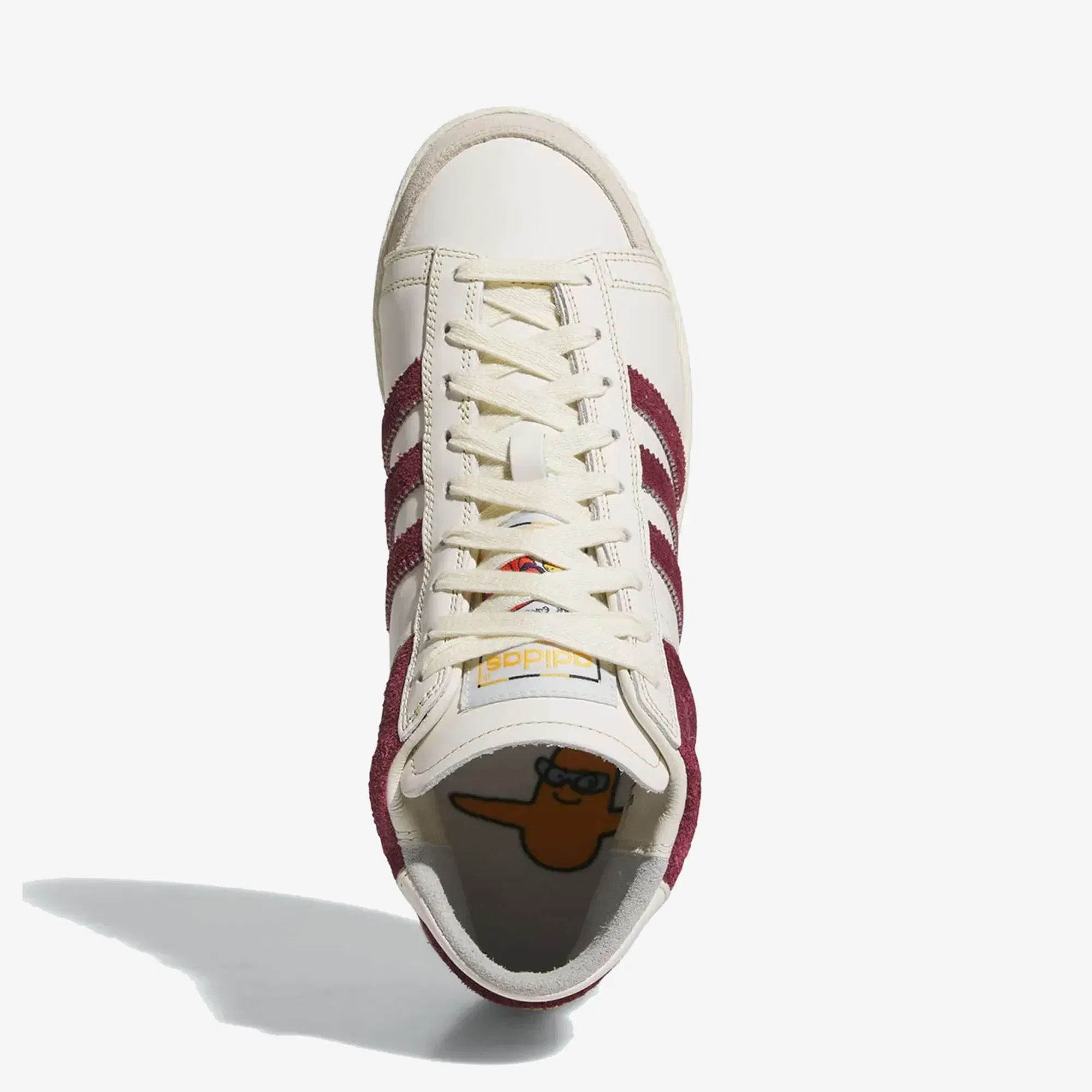 ADIDAS ORIGINALS JABBAR HI x MARK GONZALES { CHALK WHITE/SHADOW RED/ALUMINA
