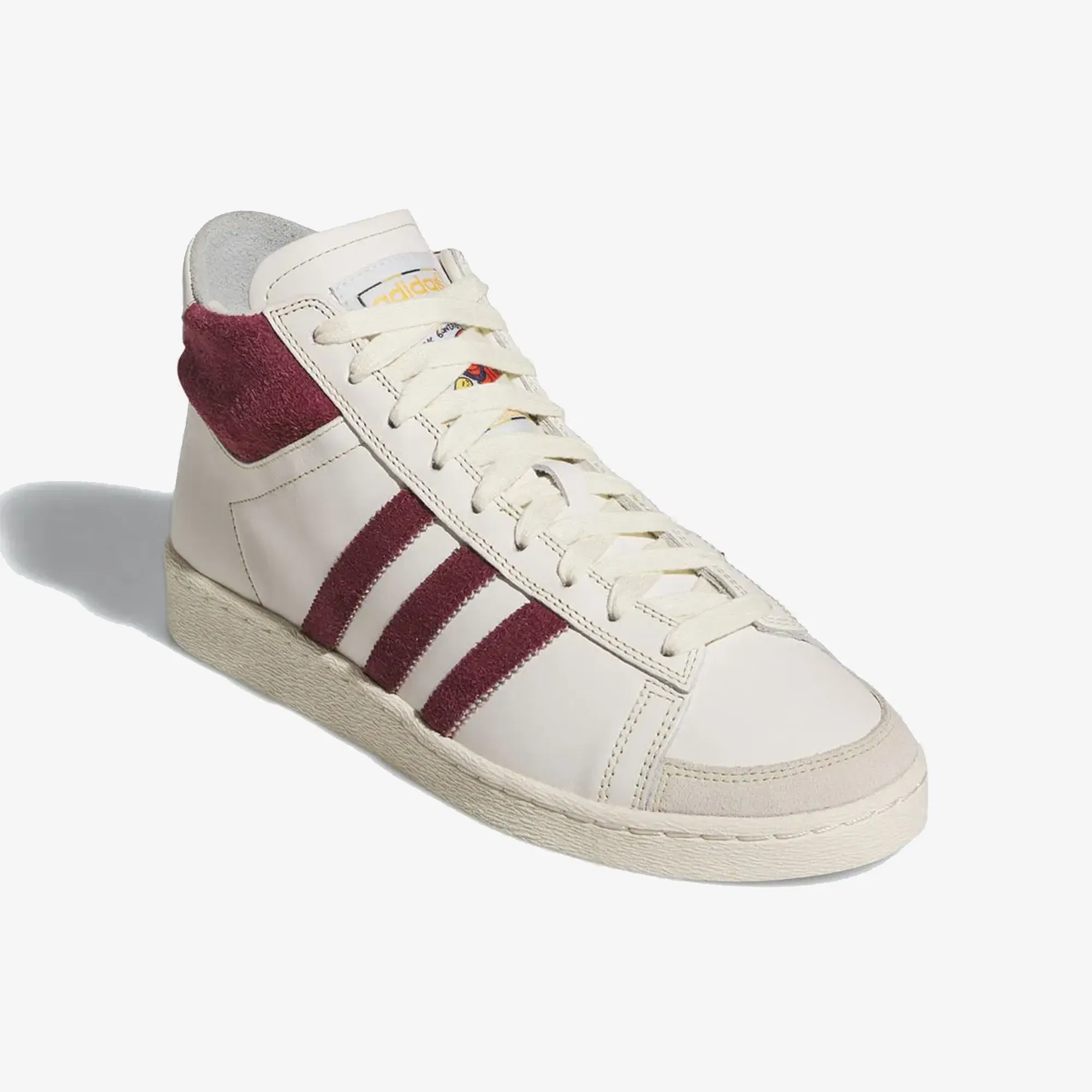 ADIDAS ORIGINALS JABBAR HI x MARK GONZALES { CHALK WHITE/SHADOW RED/ALUMINA