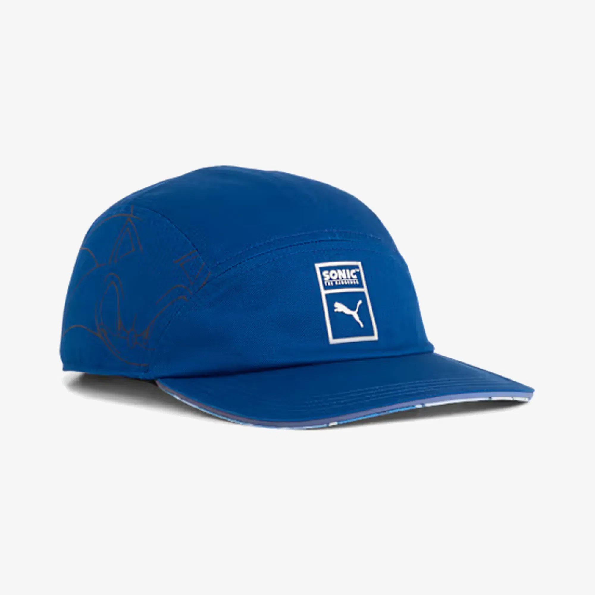 PUMA x SONIC GRAPHIC 5 PANEL CAP { PUMA BLUE