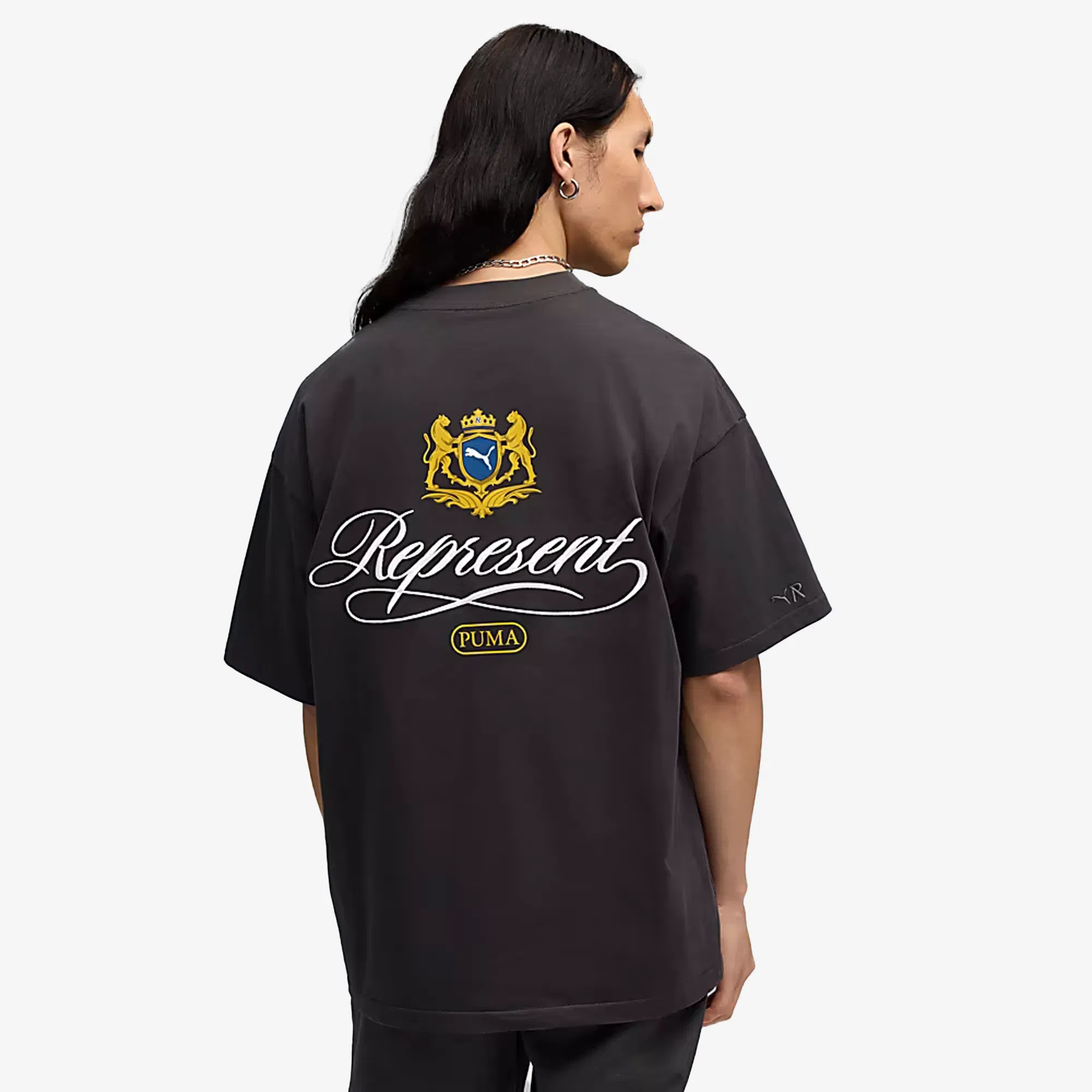 PUMA x REPRESENT GRAPHIC T-Shirt { FLAT DARK GRAY