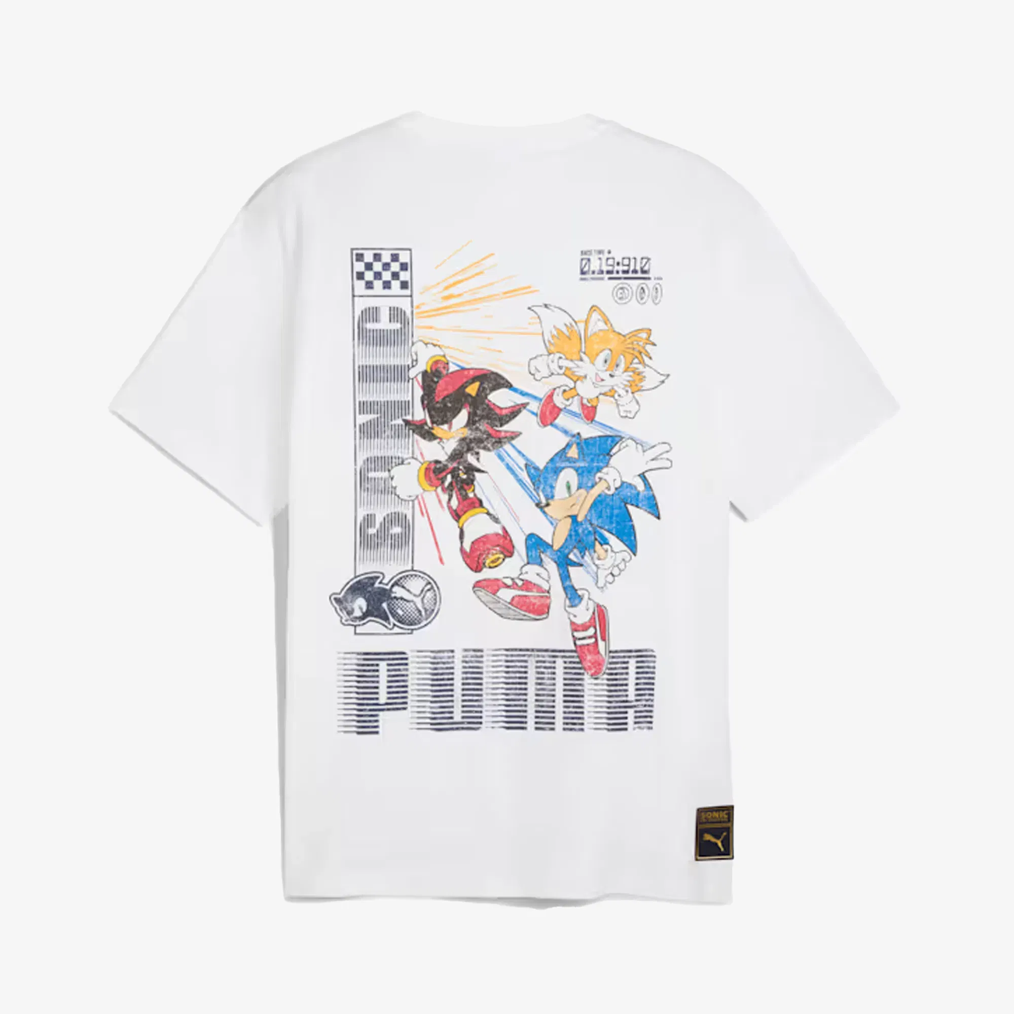 PUMA x SONIC GRAPHIC T-Shirt { PUMA WHITE