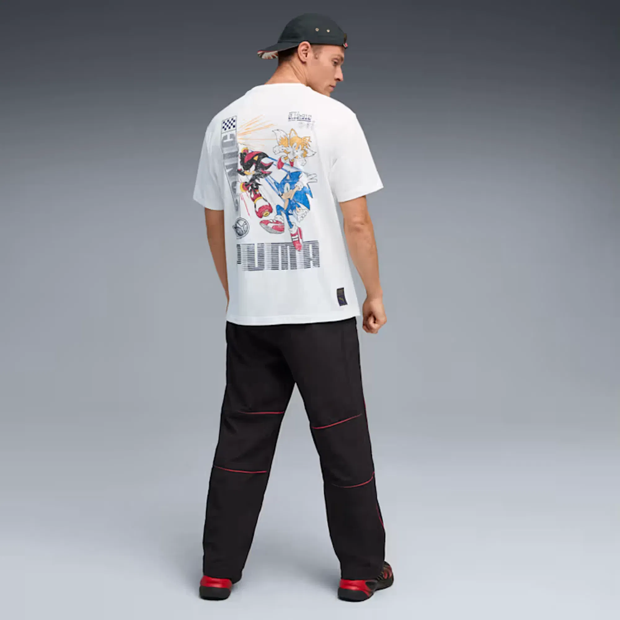 PUMA x SONIC GRAPHIC T-Shirt { PUMA WHITE