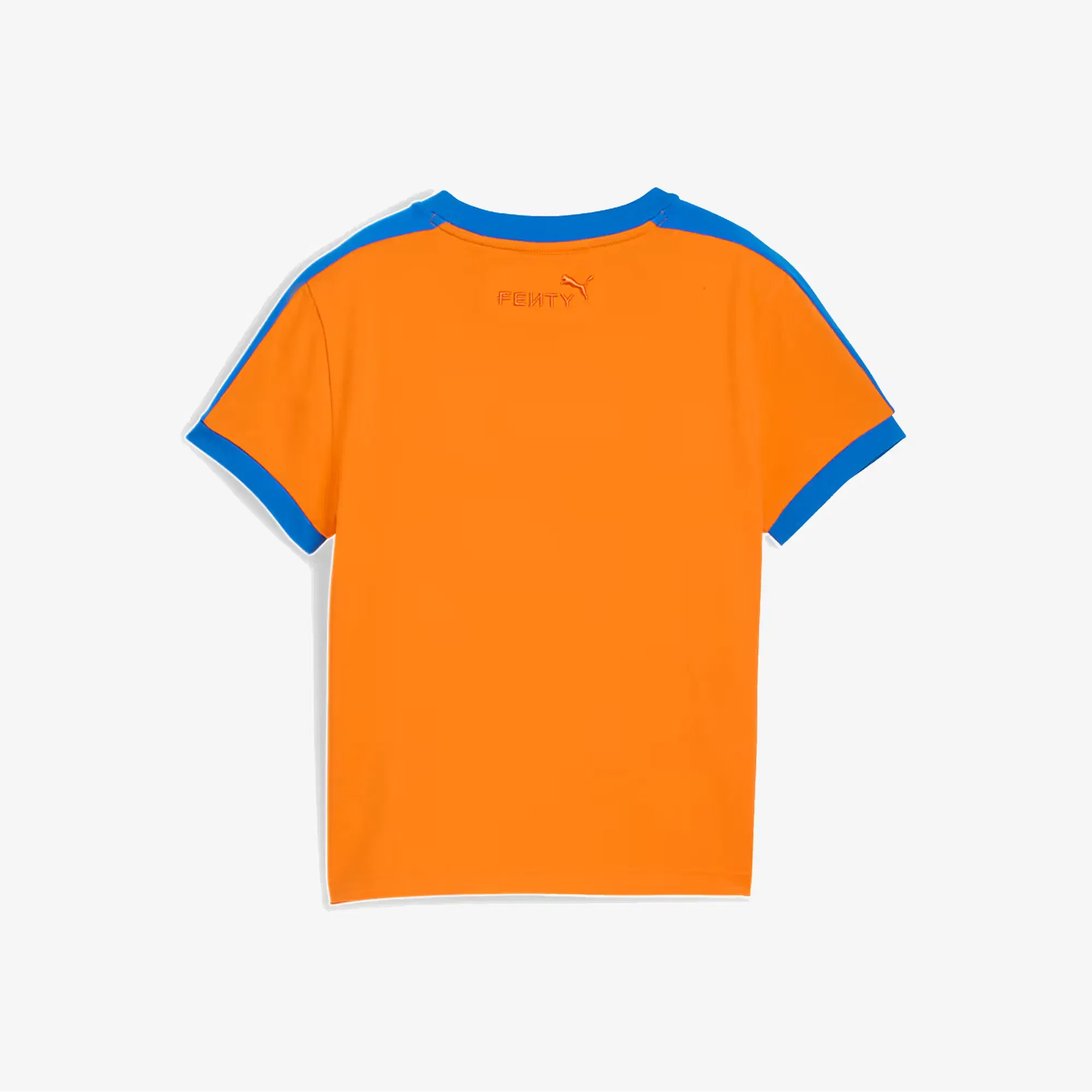 PUMA x FENTY T7 SLIM FIT T-SHIRT { RICKIE ORANGE