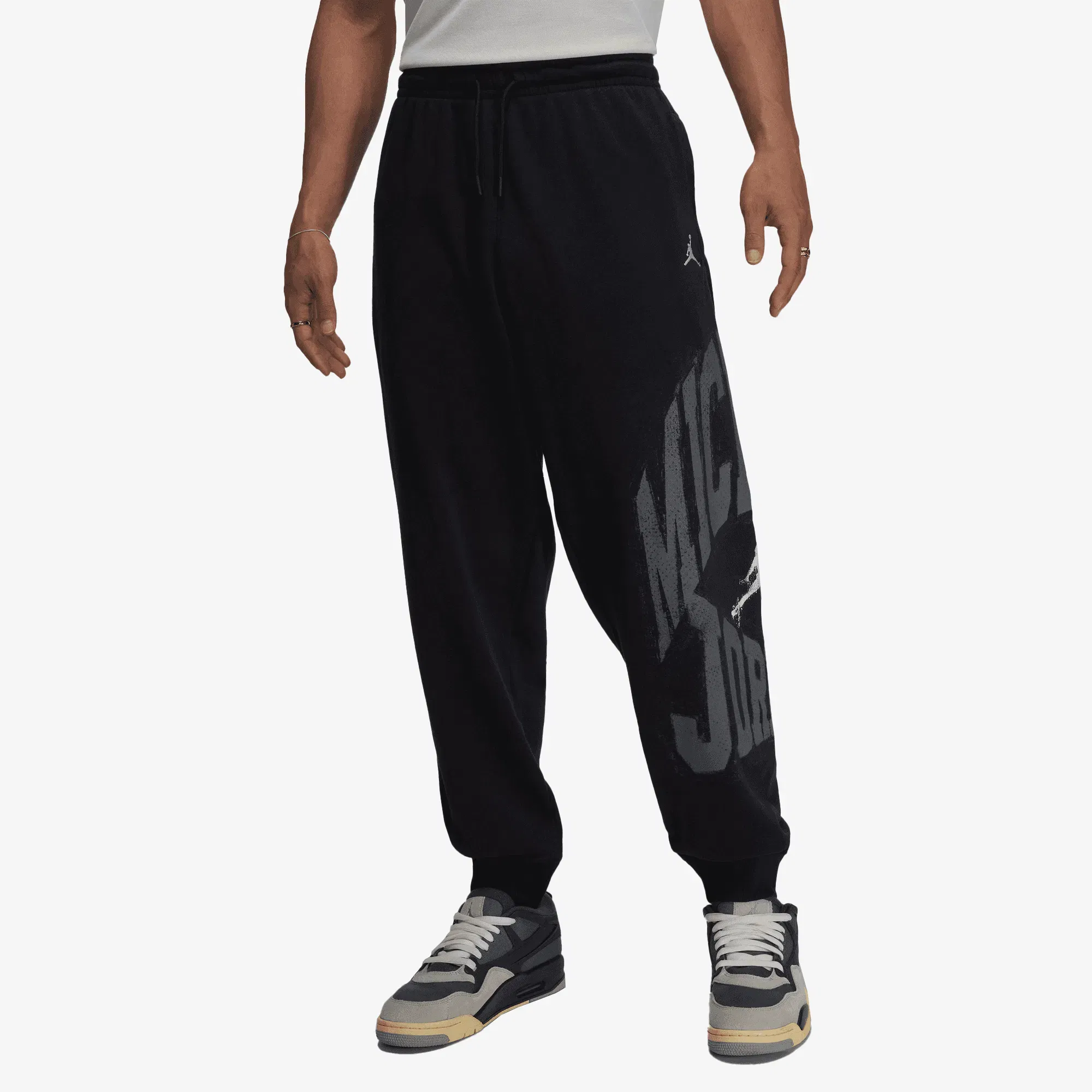 JORDAN BROOKLYN COLLEGIATE PANTS { BLACK/SAIL
