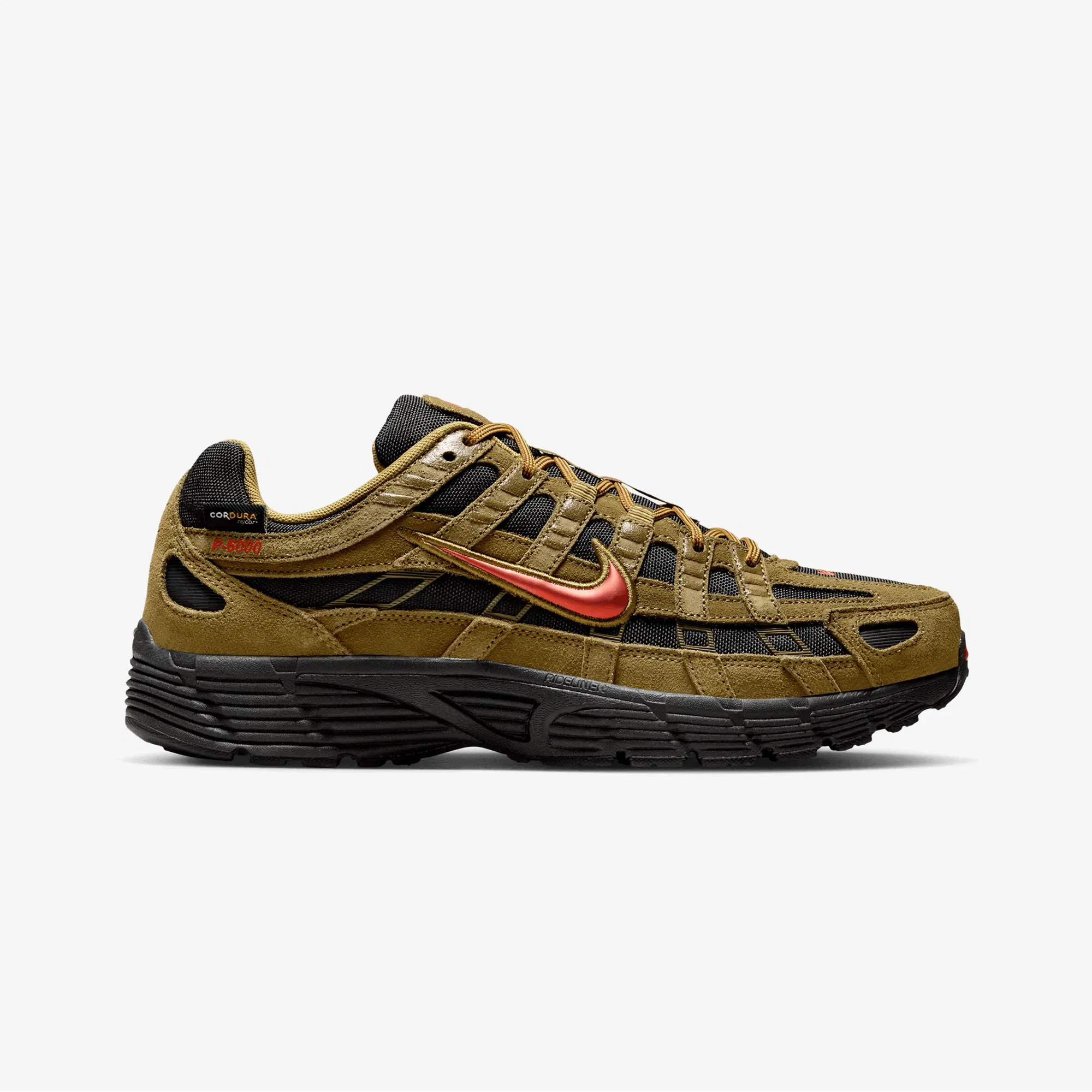 NIKE P-6000 PREMIUM CORDURA® { OLIVE FLAK/PICANTE RED-BLACK