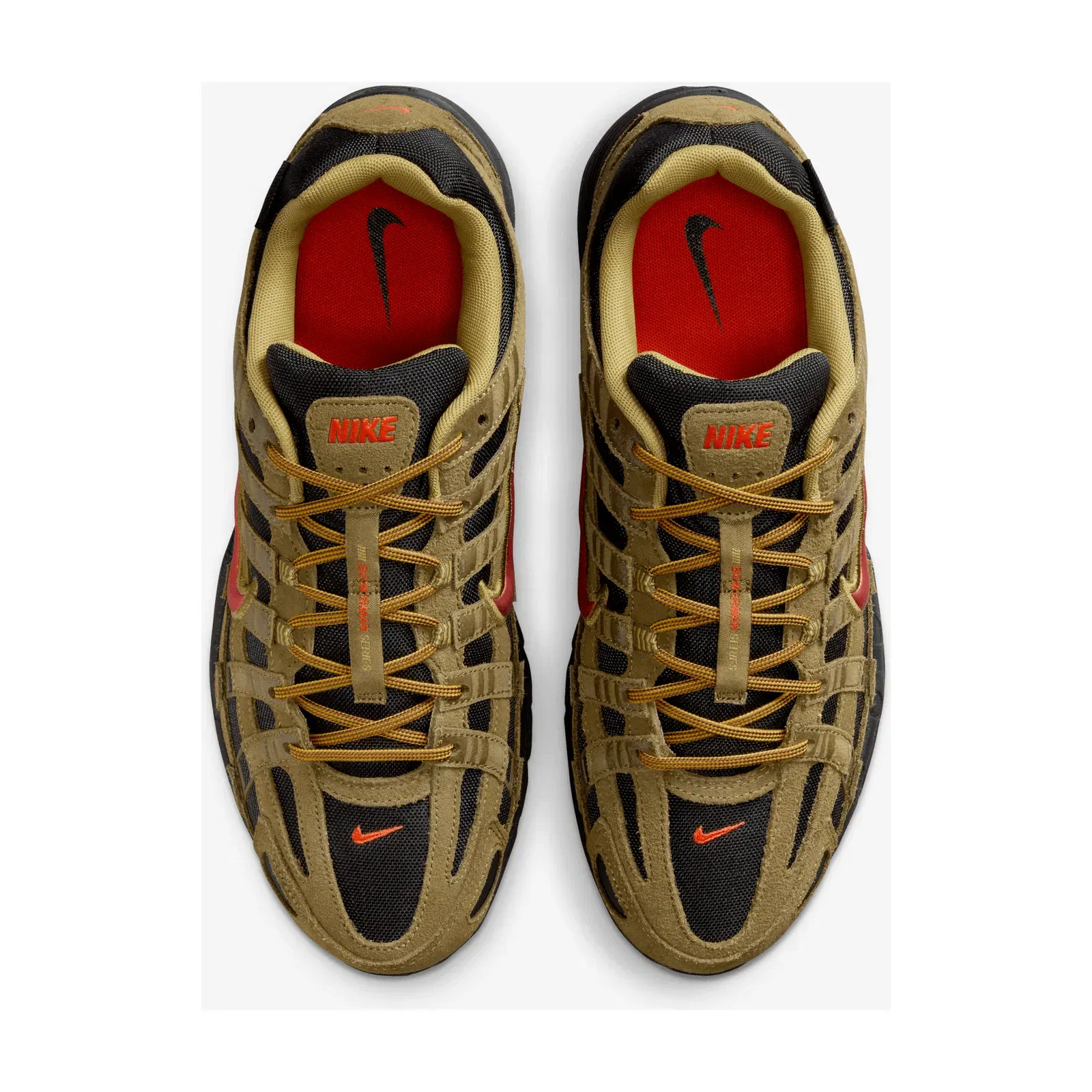NIKE P-6000 PREMIUM CORDURA® { OLIVE FLAK/PICANTE RED-BLACK
