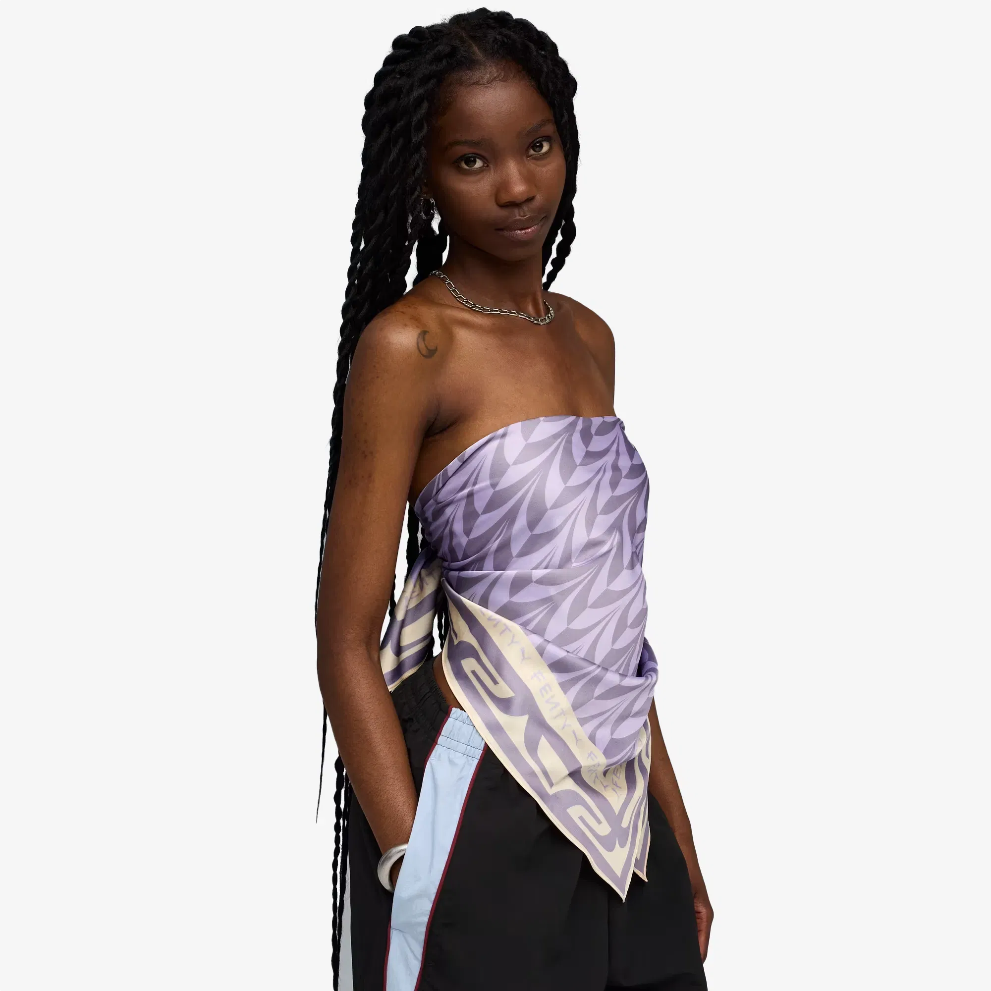 PUMA x FENTY SCARF { PALE PLUM/ALPINE SNOW