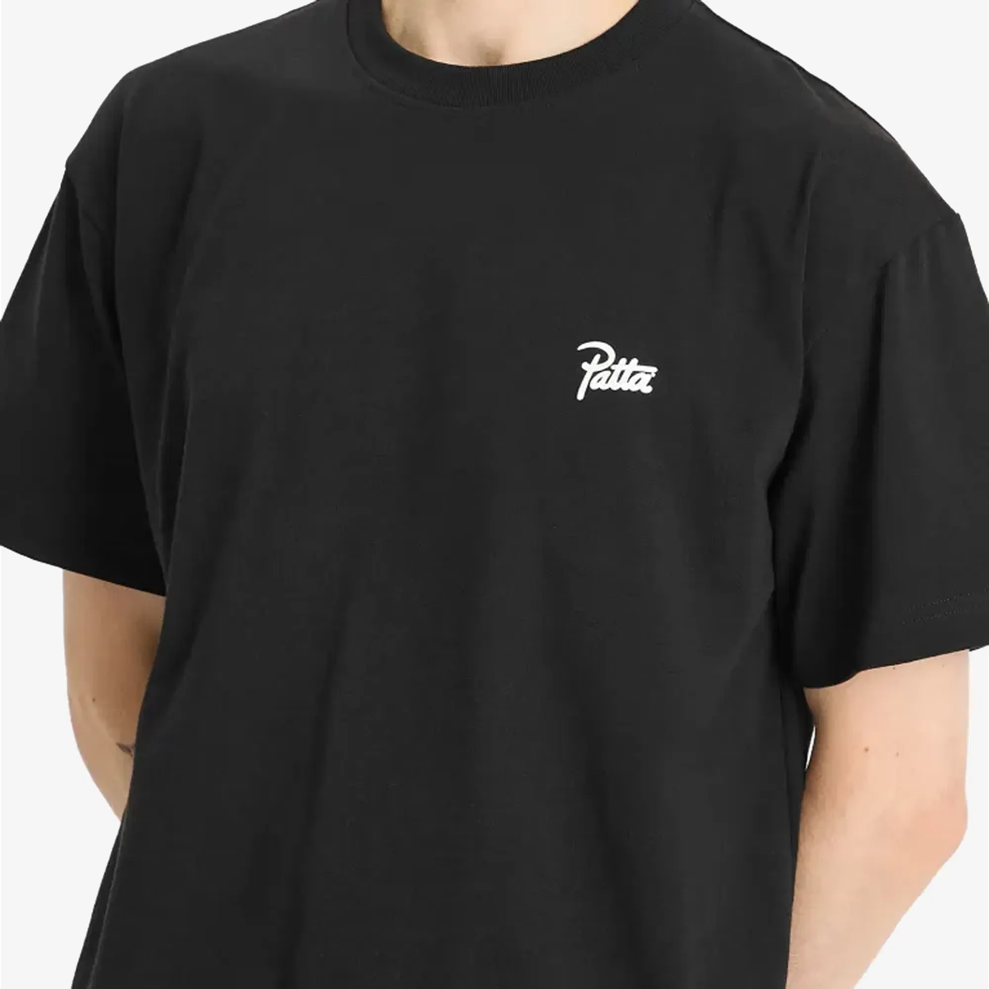 PATTA PATTA BARK T-SHIRT { BLACK