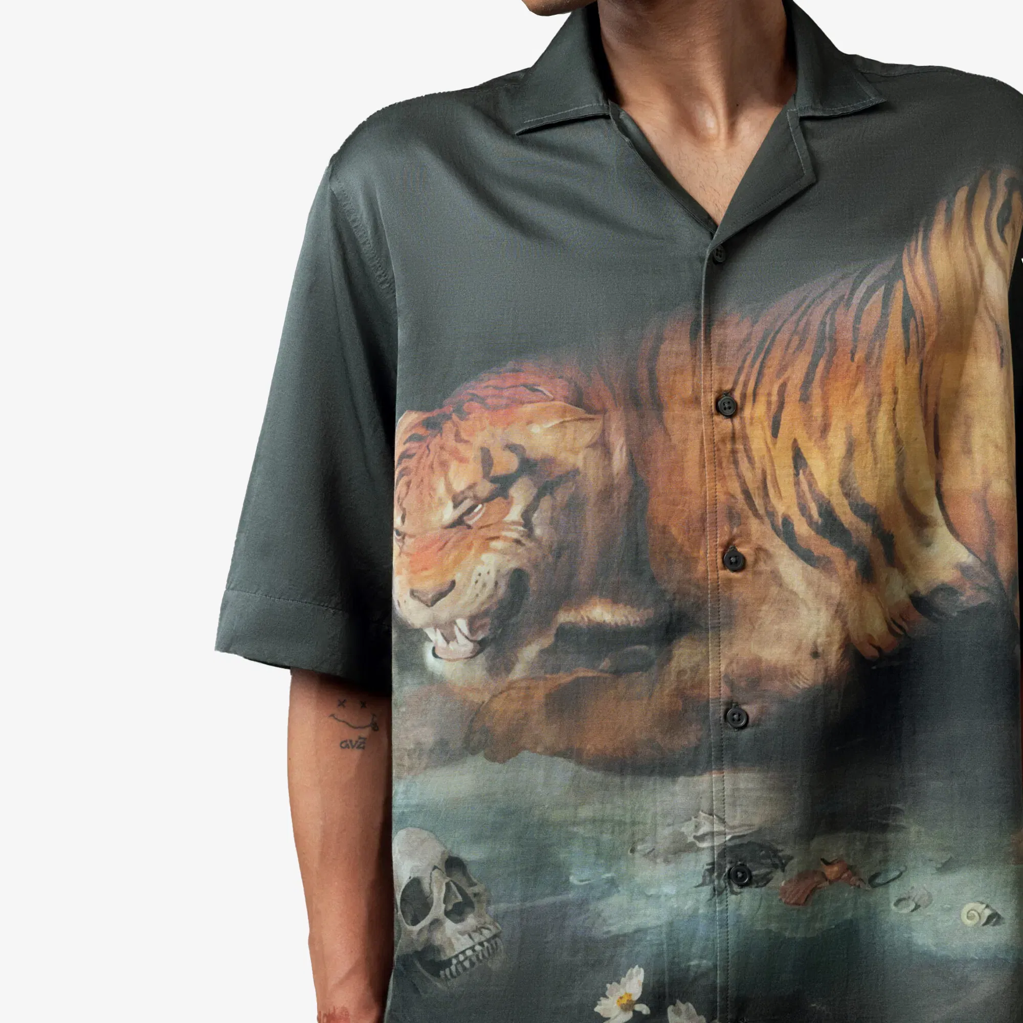 ALMOST GODS FOUR CONTINENTS RELAXED SHIRT { MULTI