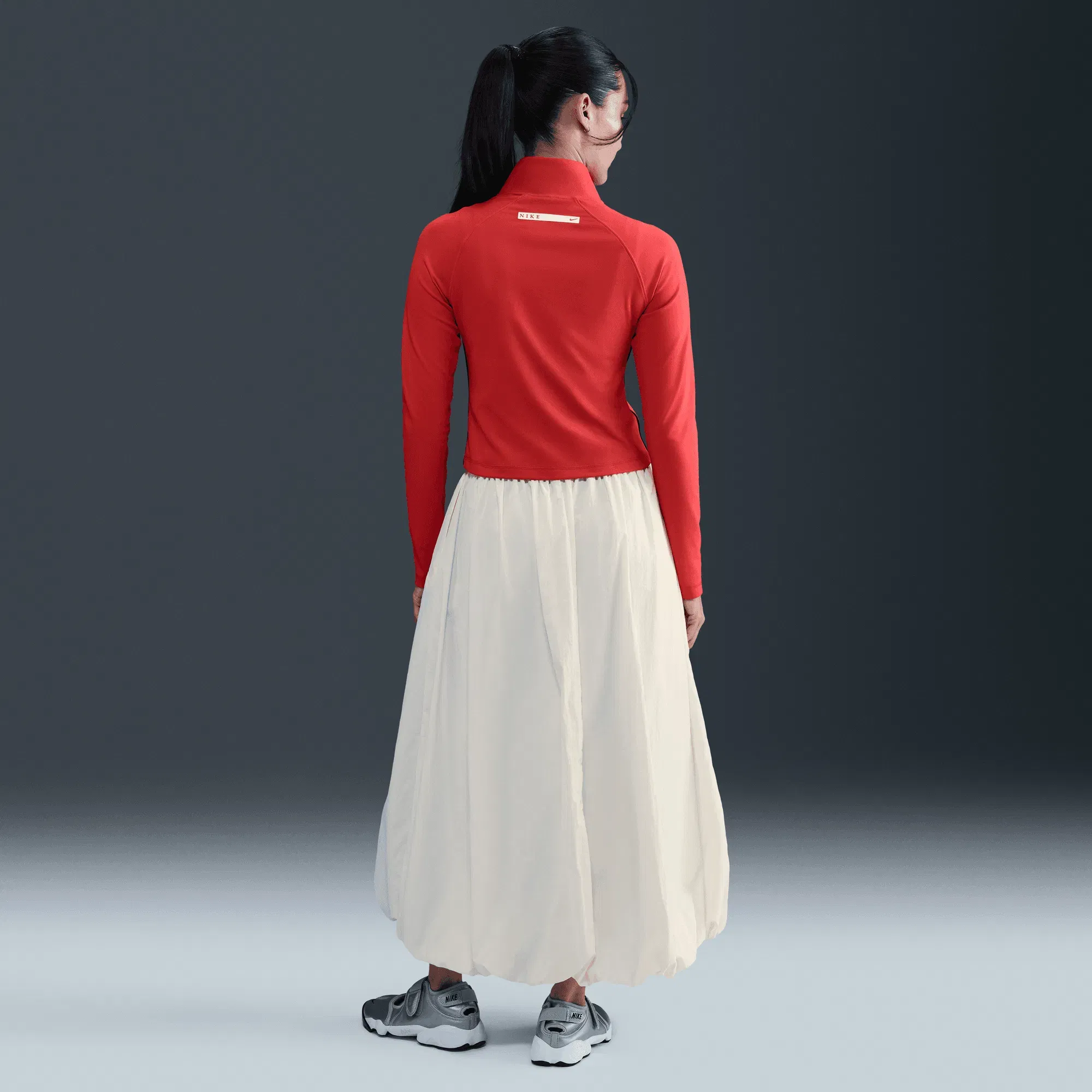 NIKE W NSW WR SKIRT { SAIL/BLACK