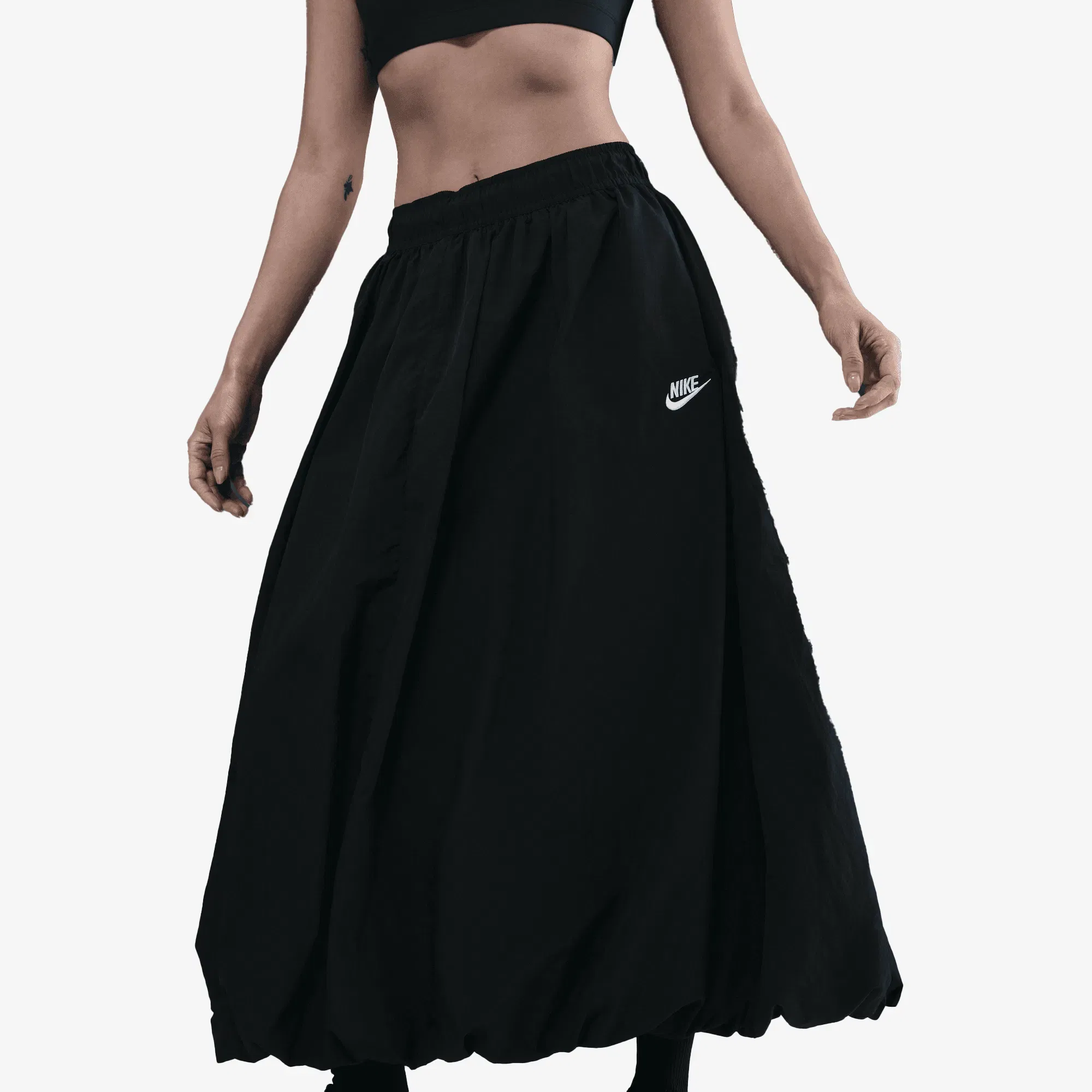 NIKE W NSW WR SKIRT { BLACK/SAIL
