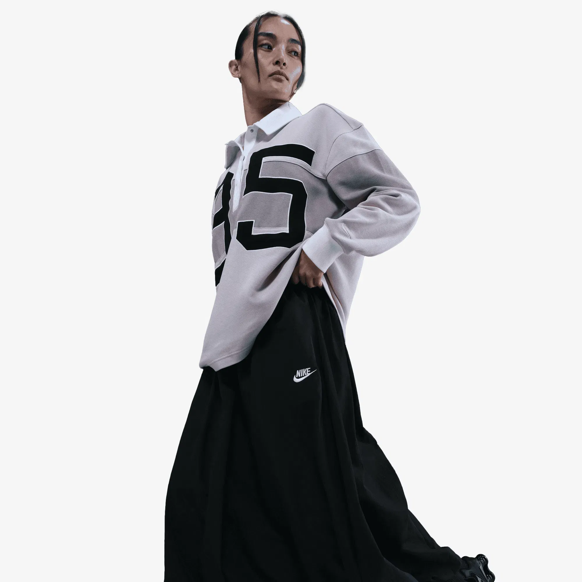 NIKE W NSW WR SKIRT { BLACK/SAIL