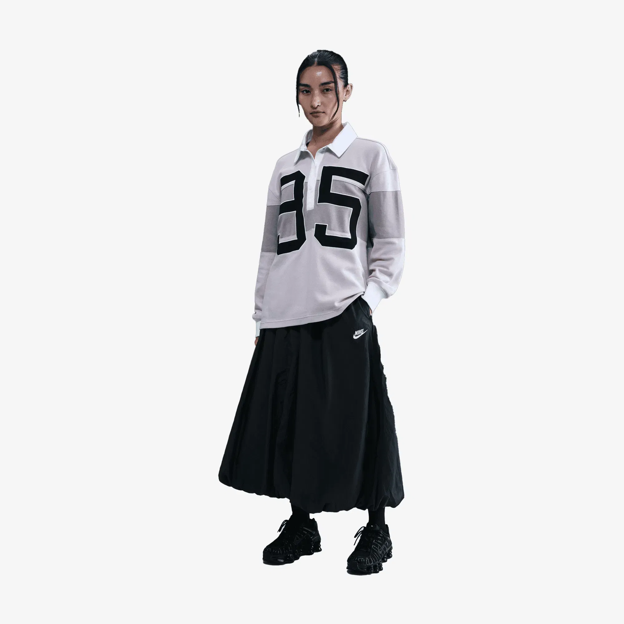 NIKE W NSW WR SKIRT { BLACK/SAIL