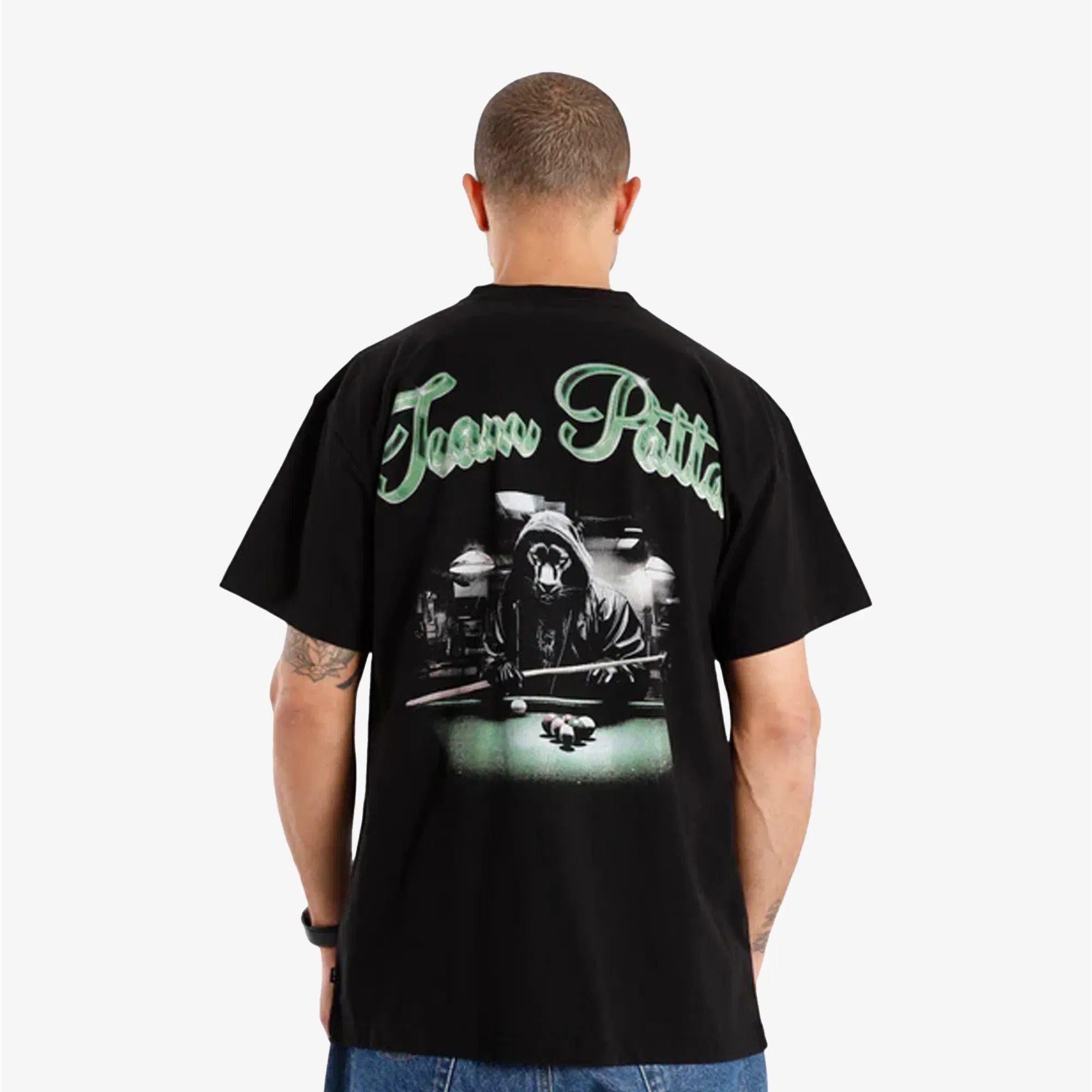 PATTA PATTA BILLIARD T-SHIRT { BLACK