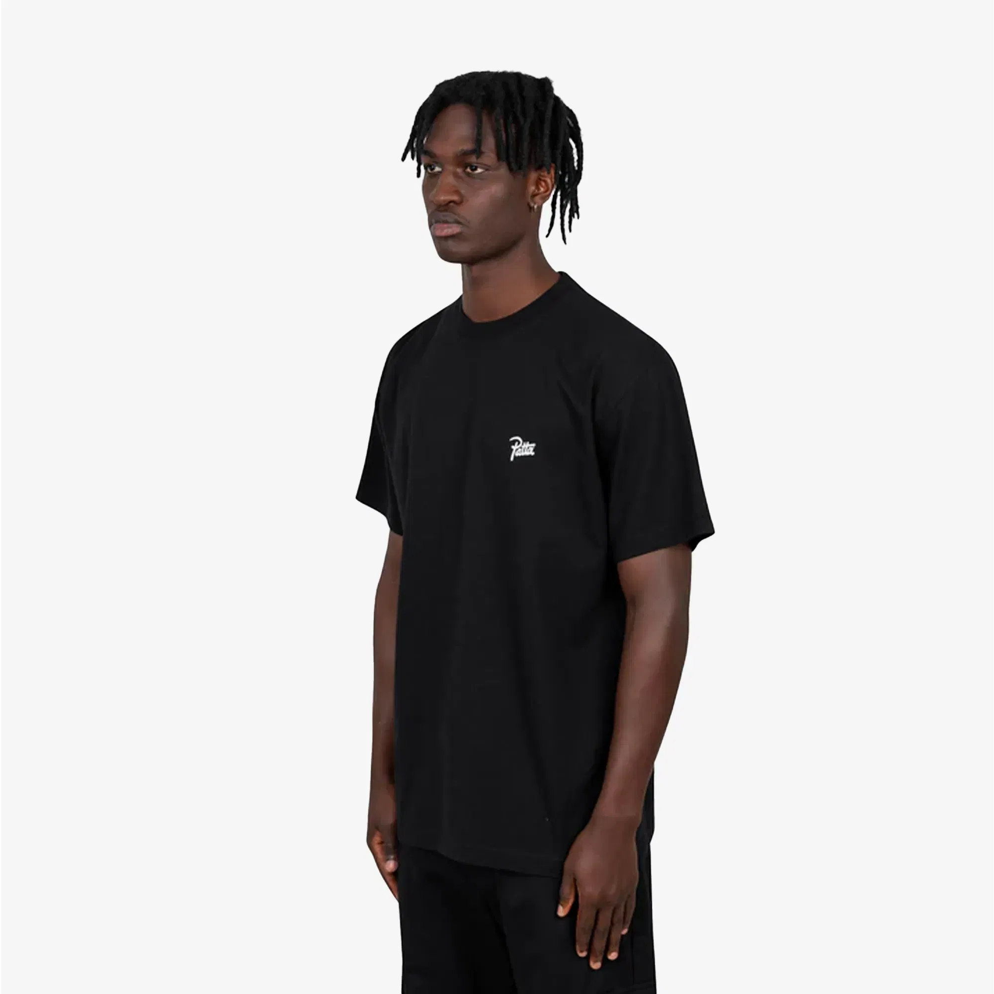 PATTA PATTA BIKER T-SHIRT { BLACK