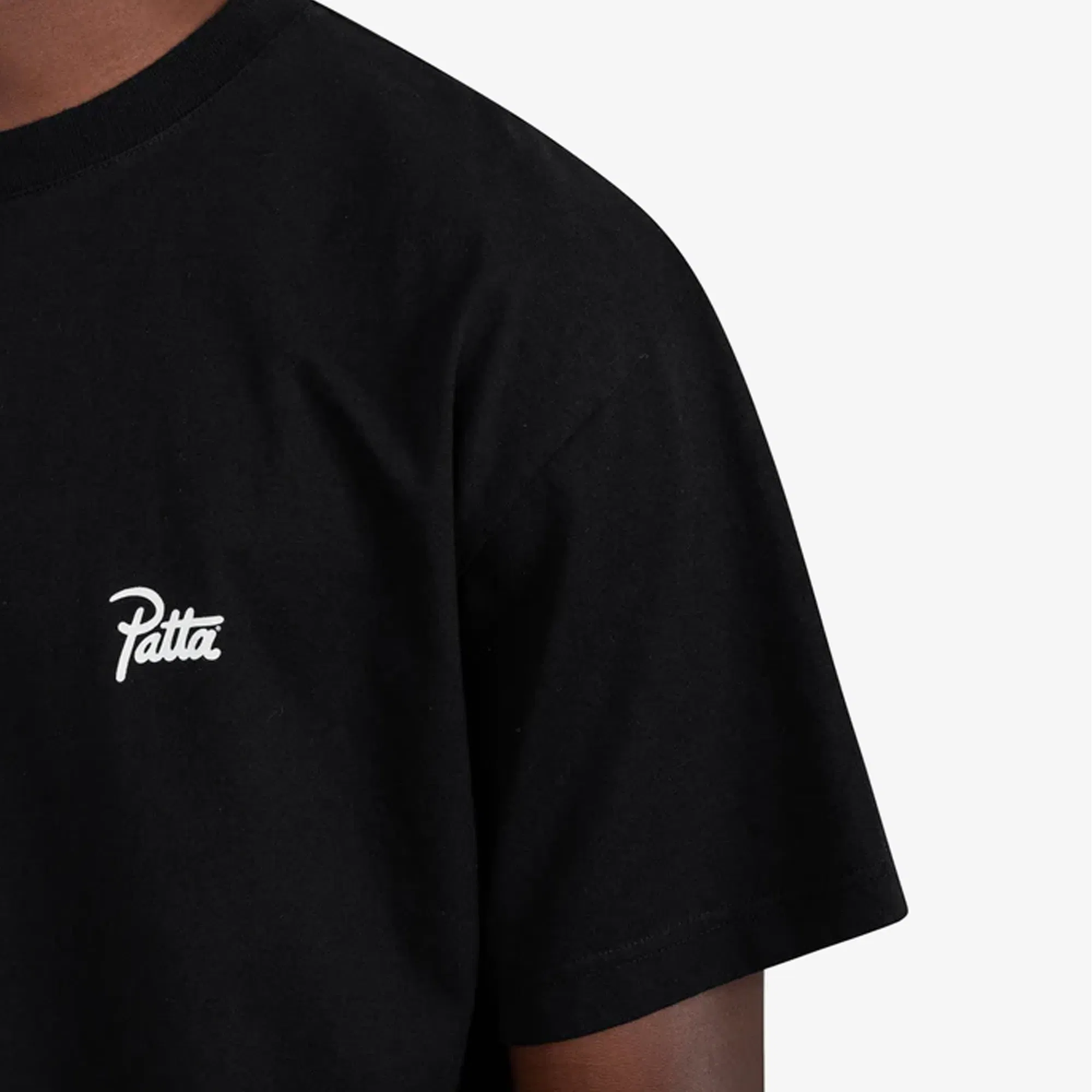 PATTA PATTA BIKER T-SHIRT { BLACK