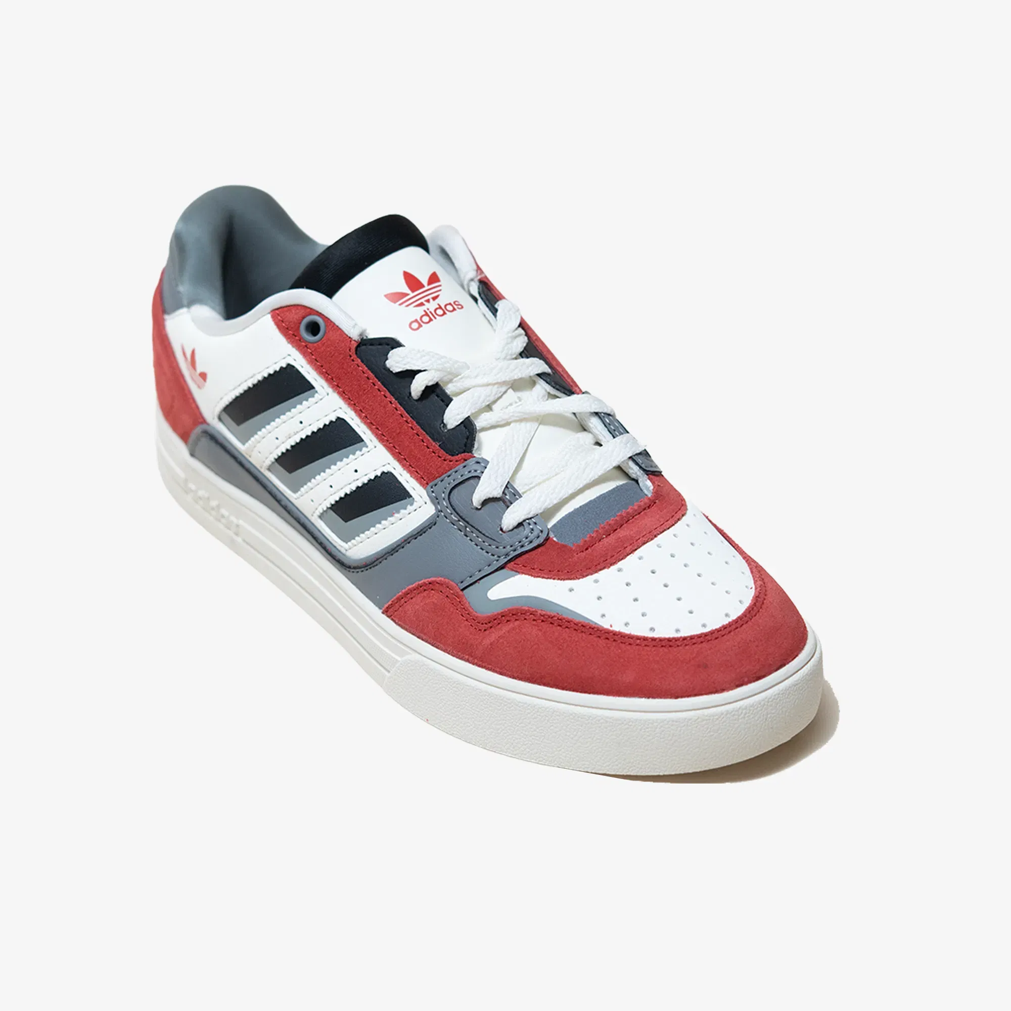 Adidas DROP STEP LOW 2.0 { OWHITE/GRETHR/COLRED